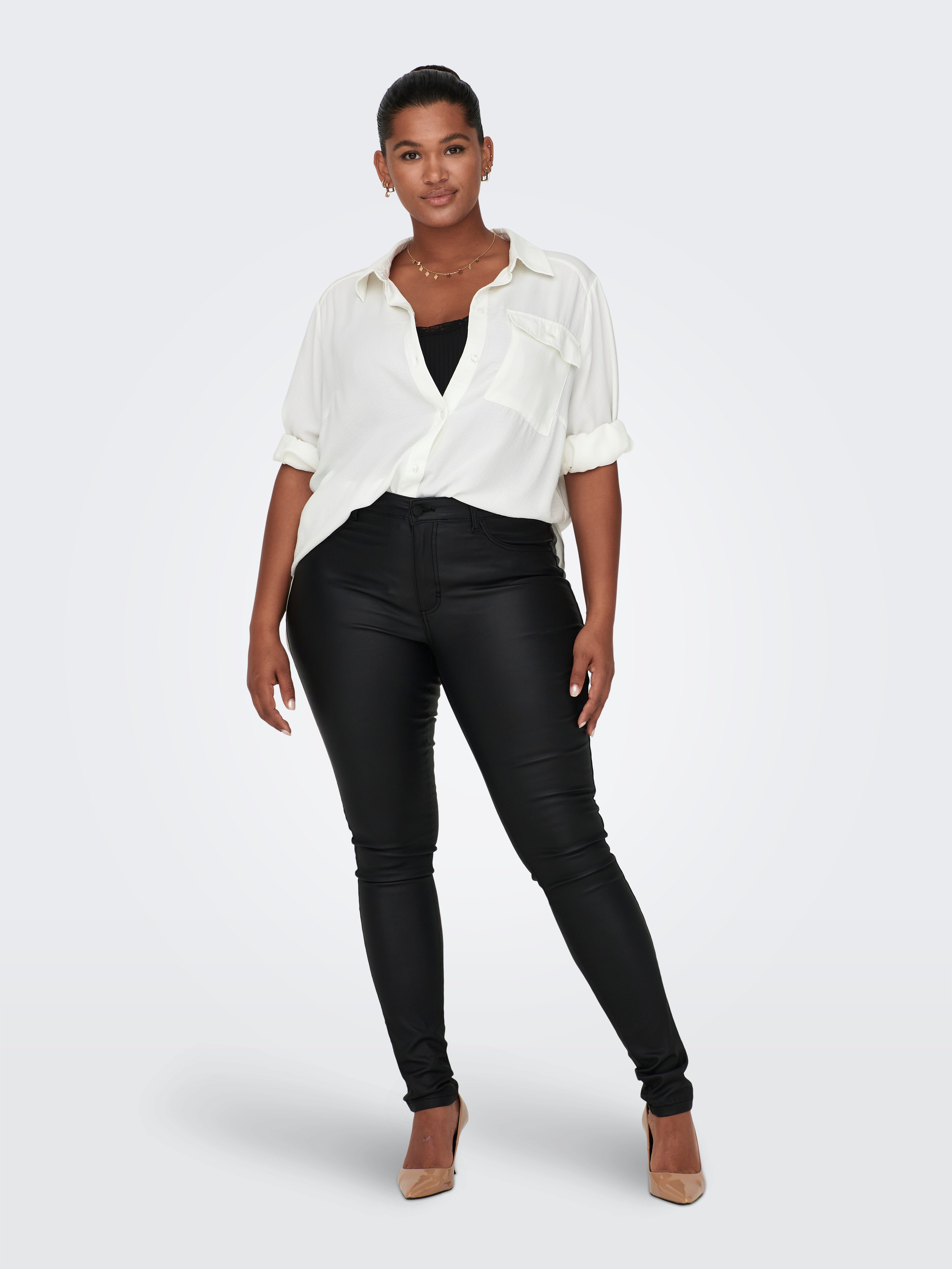 ONLY CARMAKOMA Skinny fit jeans CARPUNK REG SK COATED PANTS