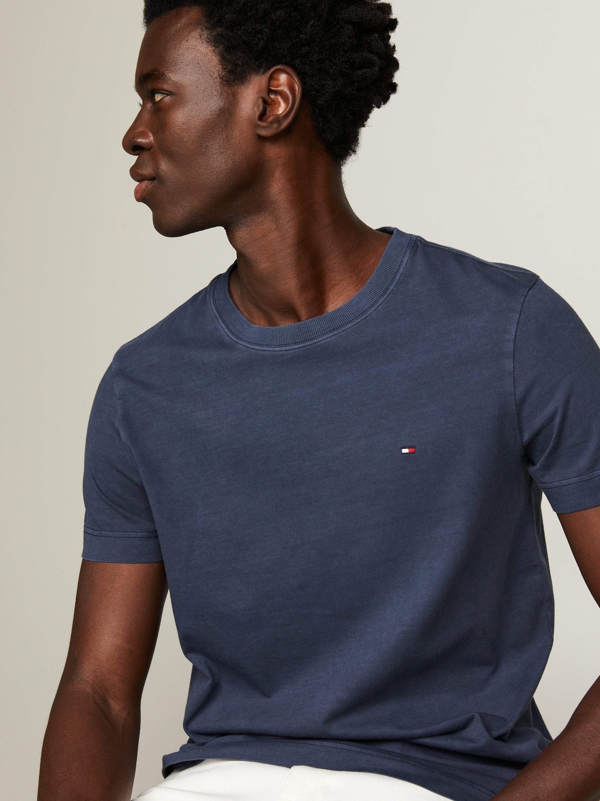 Tommy Hilfiger T-shirt GARMENT DYE CHEST FLAG TEE