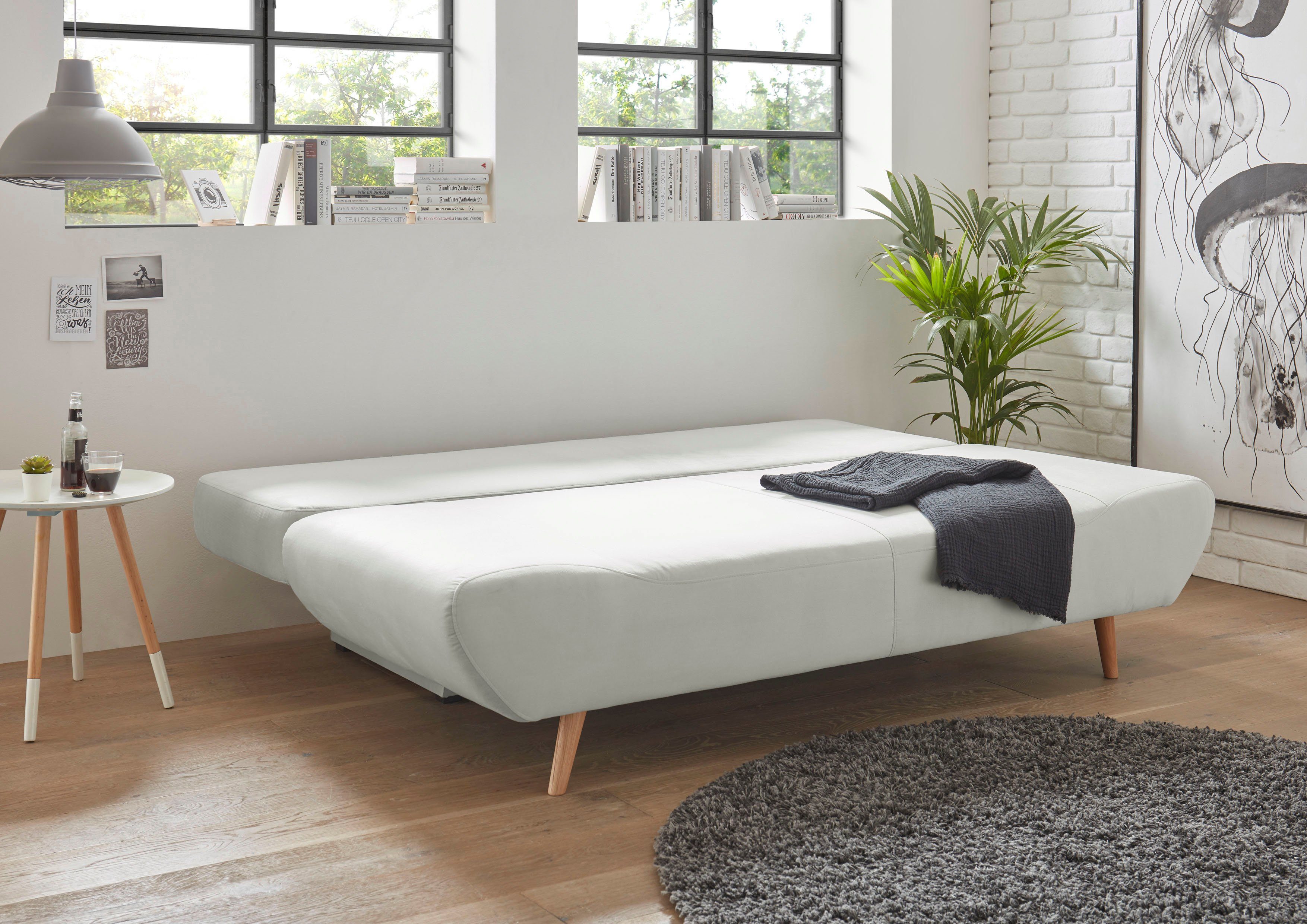 andas Slaapbank Segmon simpel in een comfortabel te bed veranderen, inclusief bedkist