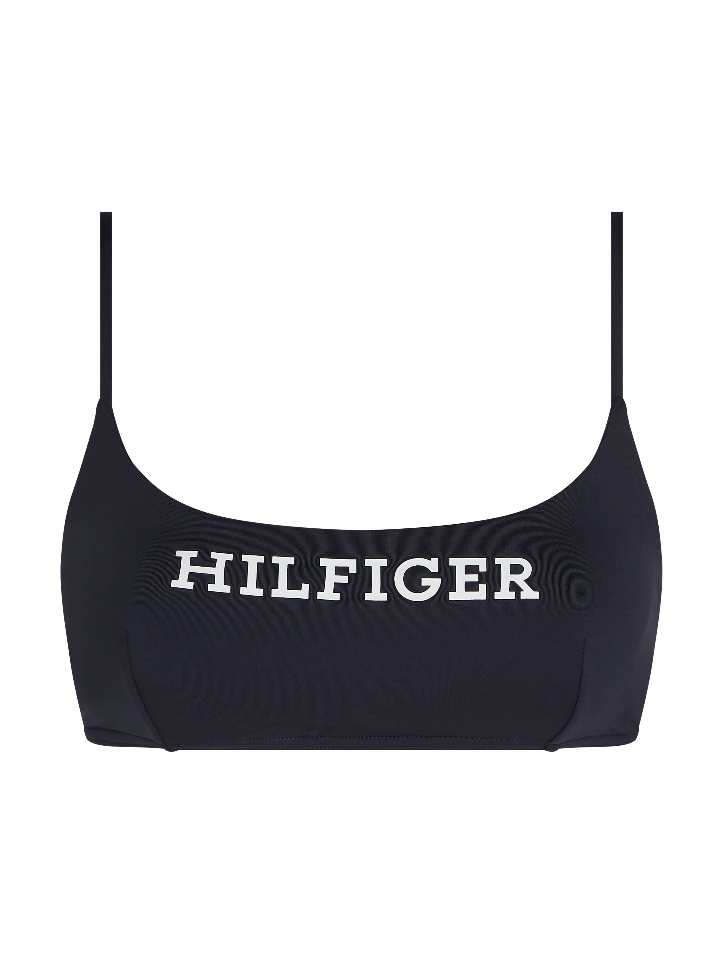 Tommy Hilfiger Swimwear Bustierbikinitop Bralette met logo-opschrift