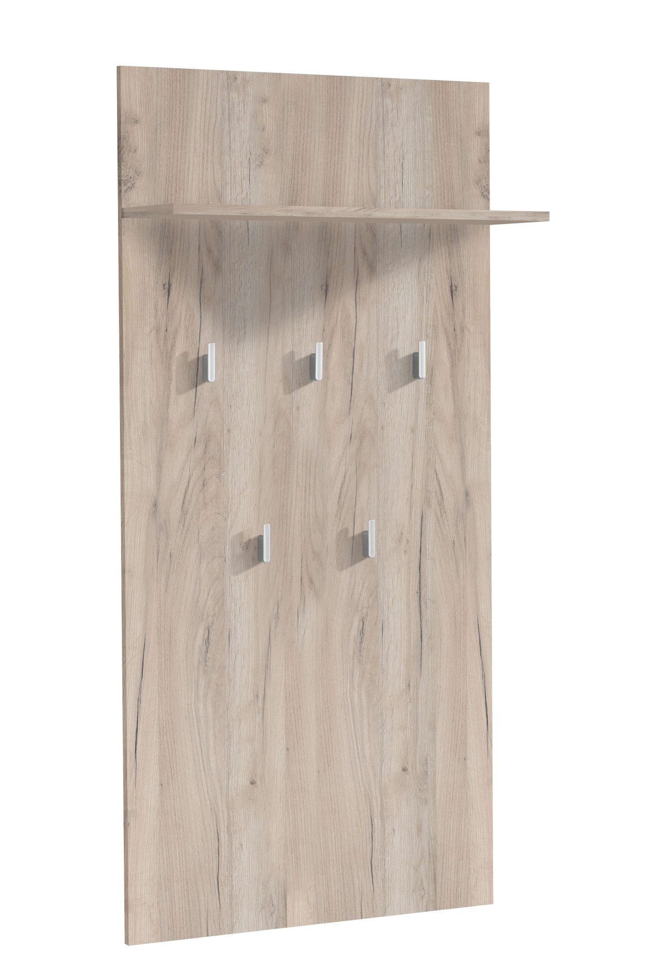 INOSIGN Kapstokpaneel Como, wandrek met haken, met rek Wandgarderobe, ophanghaak, in moderne kleuren, hoogte 137 cm