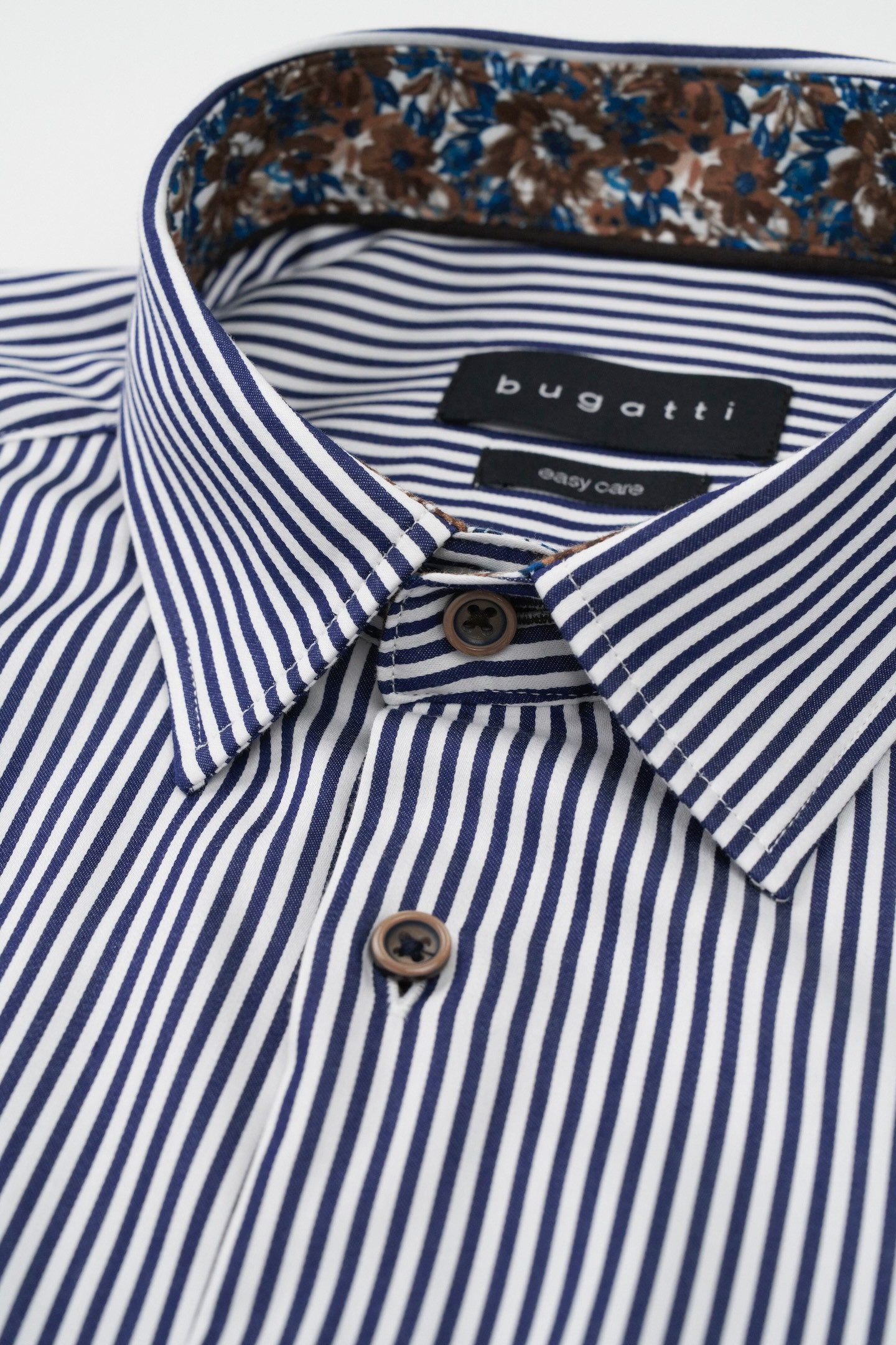 Bugatti Overhemd met lange mouwen met strepen