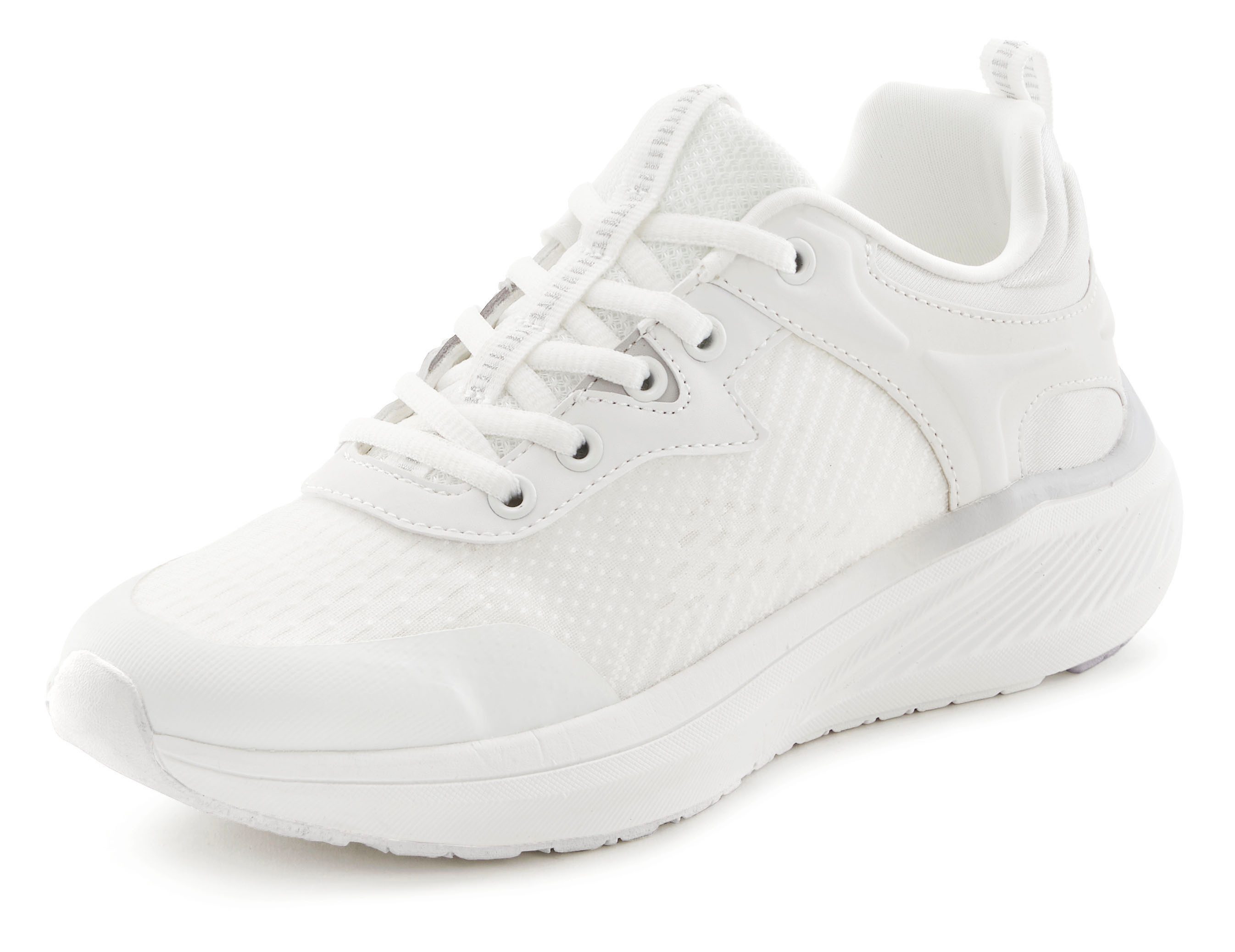 Lascana Sneakers Vrijetijdsschoen, veterschoen met uitneembare binnenzool VEGAN