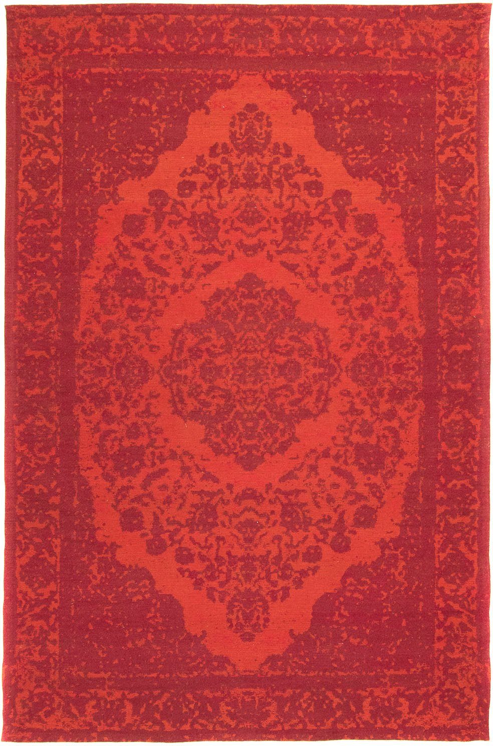 morgenland Wollen kleed VINTAGE MILANO zuivere wol, met de hand gemaakt, medaillon, woonkamer