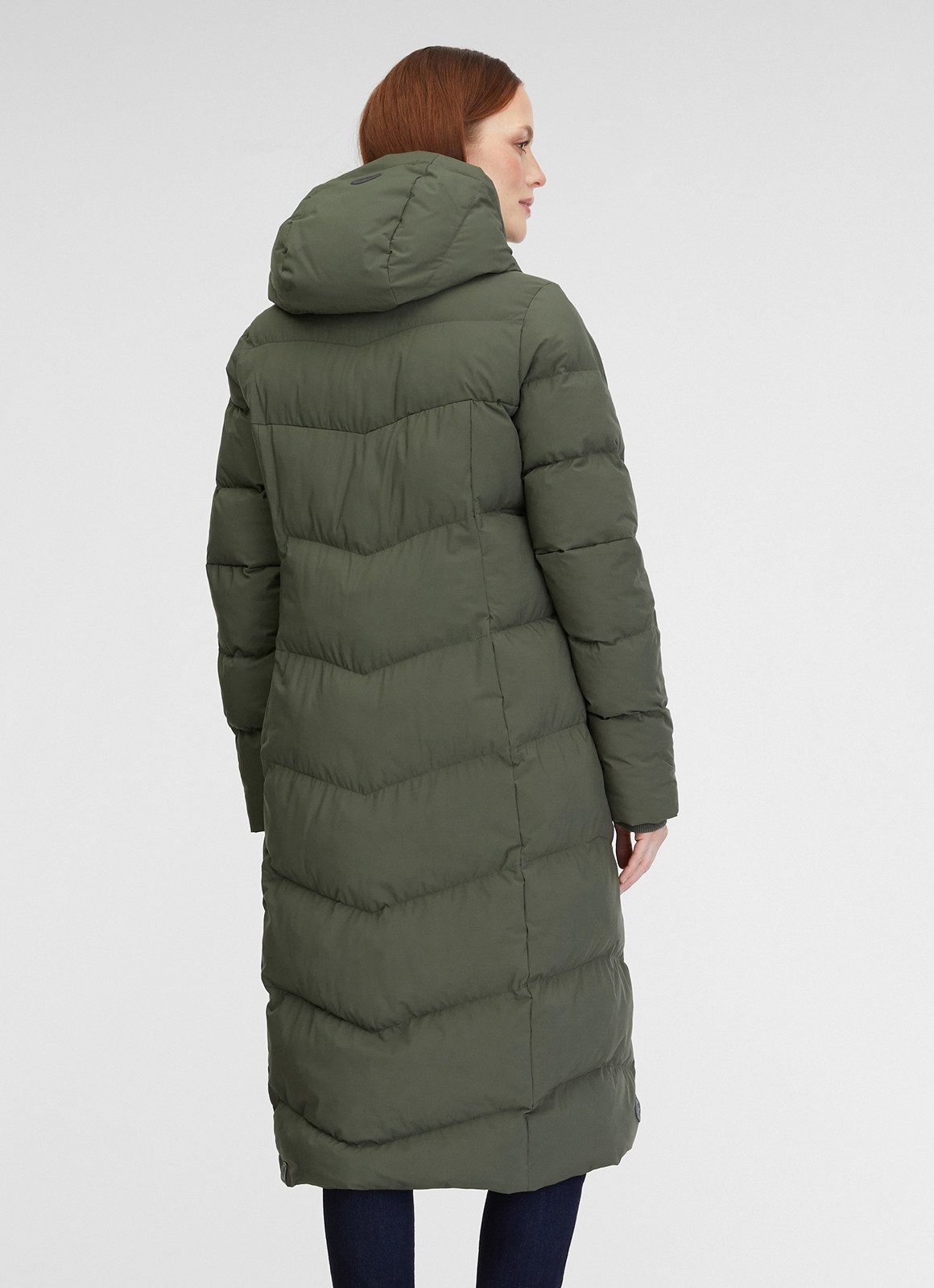 Ragwear Gewatteerde jas PAVLA LONG warme en waterafstotende winterjas