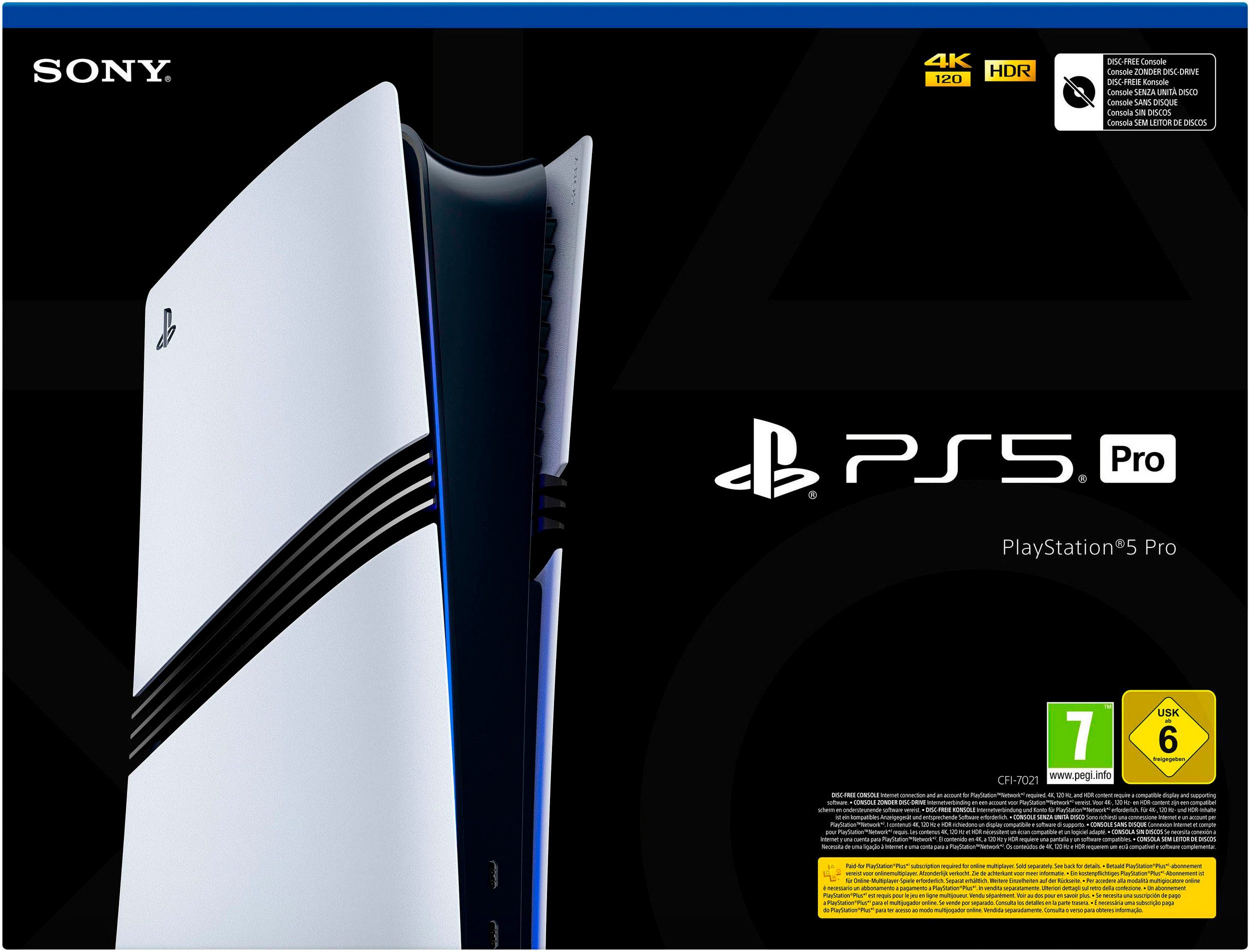 PlayStation 5 Console PlayStation 5 Pro console incl. tweede DualSense draadloze controller