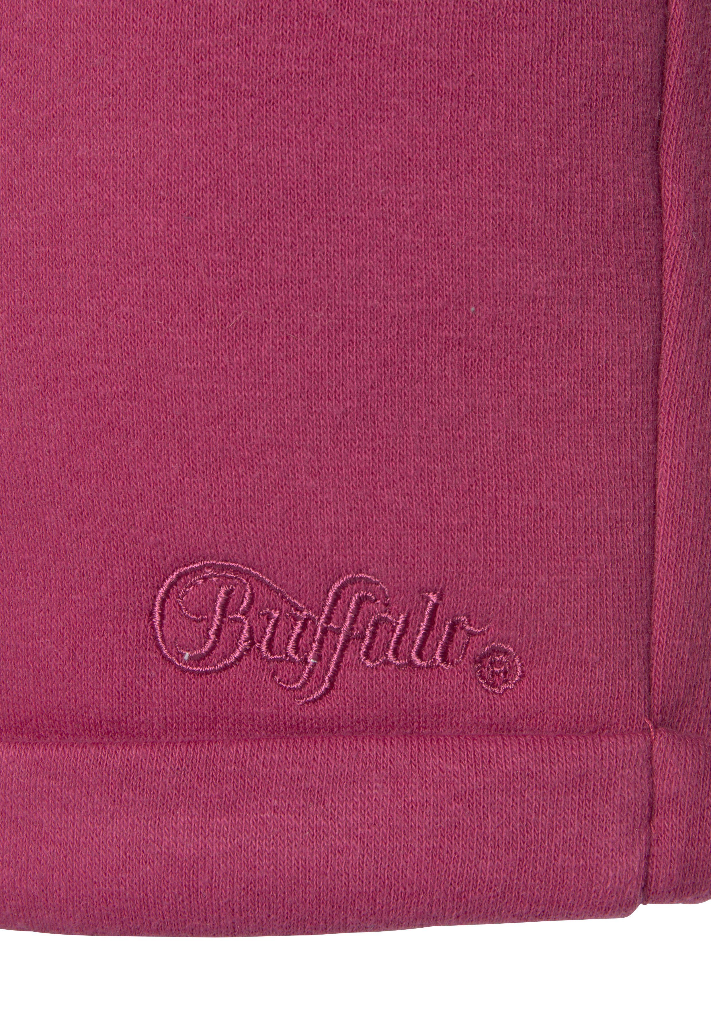 Buffalo Sweatshort met logo-borduurwerk en zijzakken, loungepak