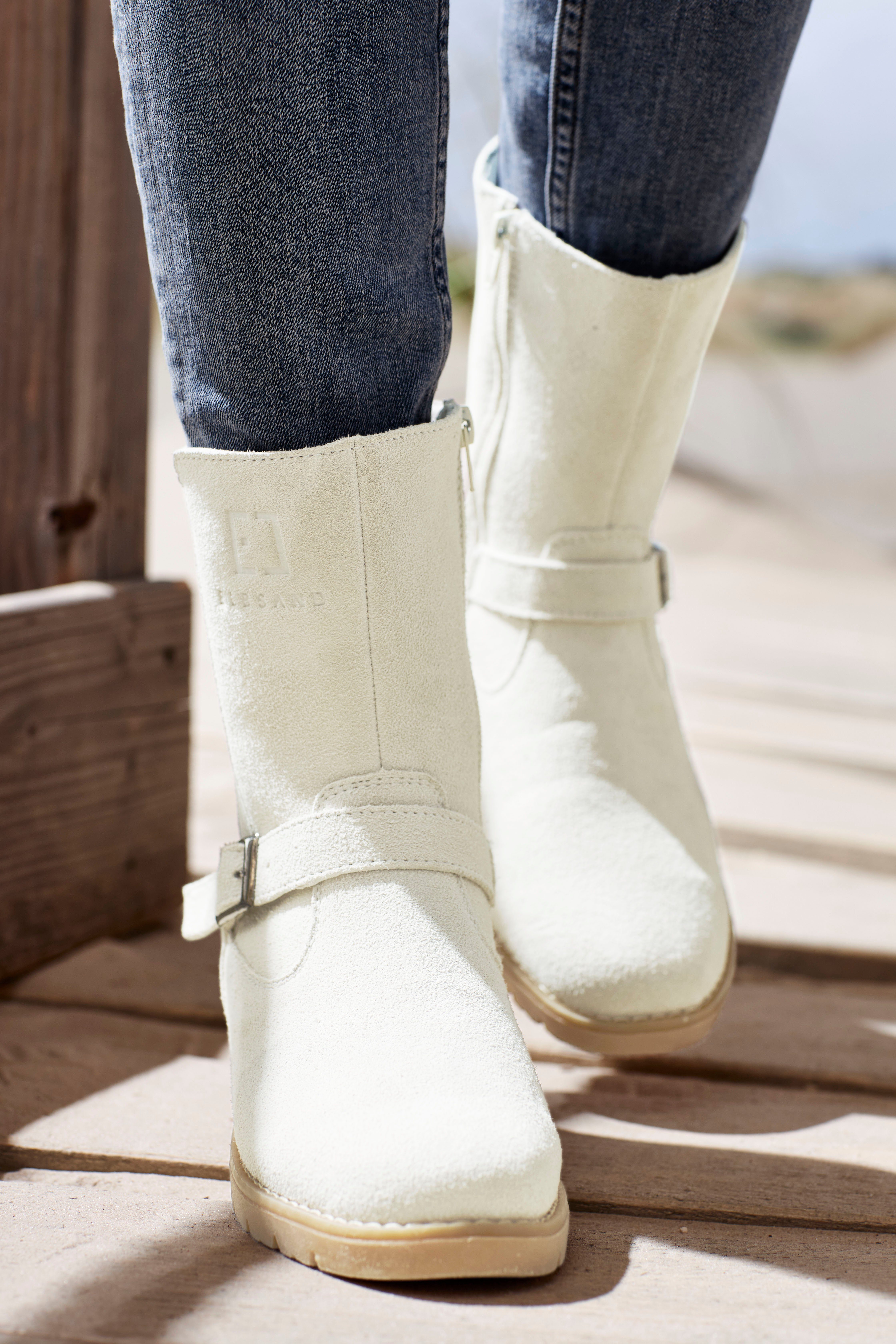 Elbsand Winterlaarzen Boots, winter enkellaars, leer, wind- & waterafstotende Tex-membraan