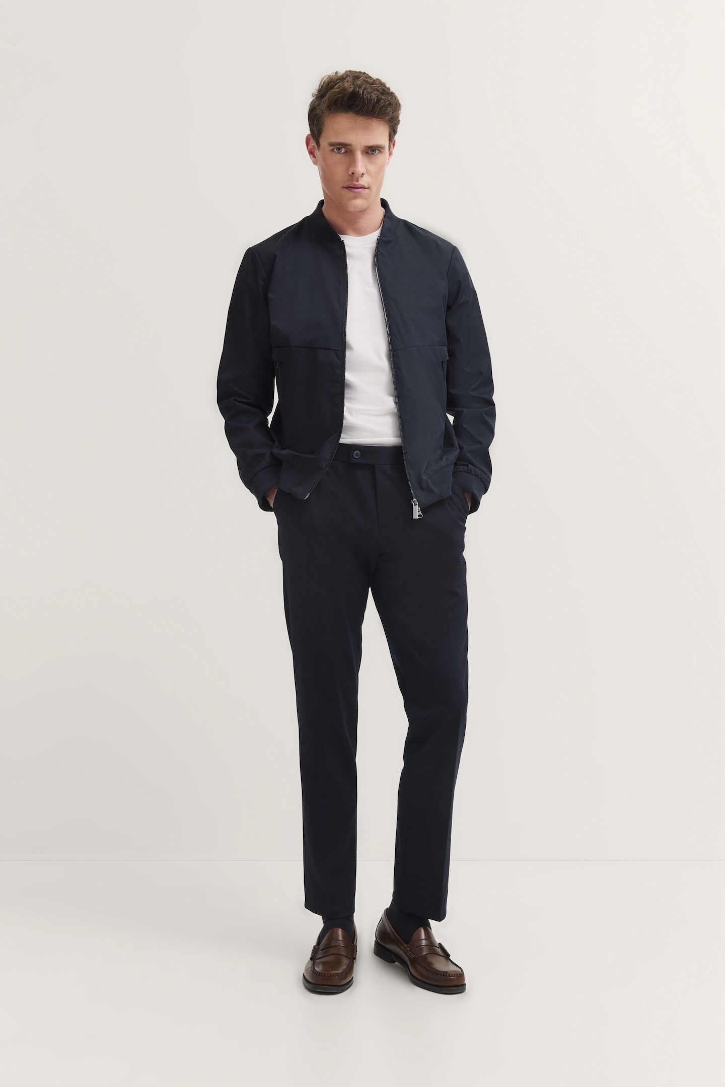 Bugatti Blouson met collegkraag