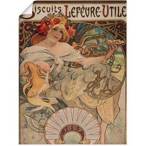 Artland artprint Kalenderillustration für Lefèvre-Utile