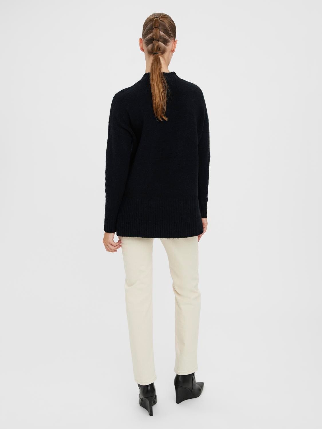 Vero Moda Trui met staande kraag VMLEFILE OVERSIZE BOXY BLOUSE GA NOOS