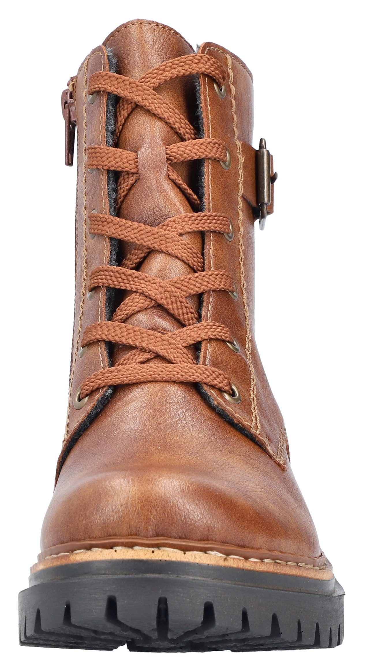 Rieker Veterschoenen , winterlaarzen, laarzen met contrasterende randnaad
