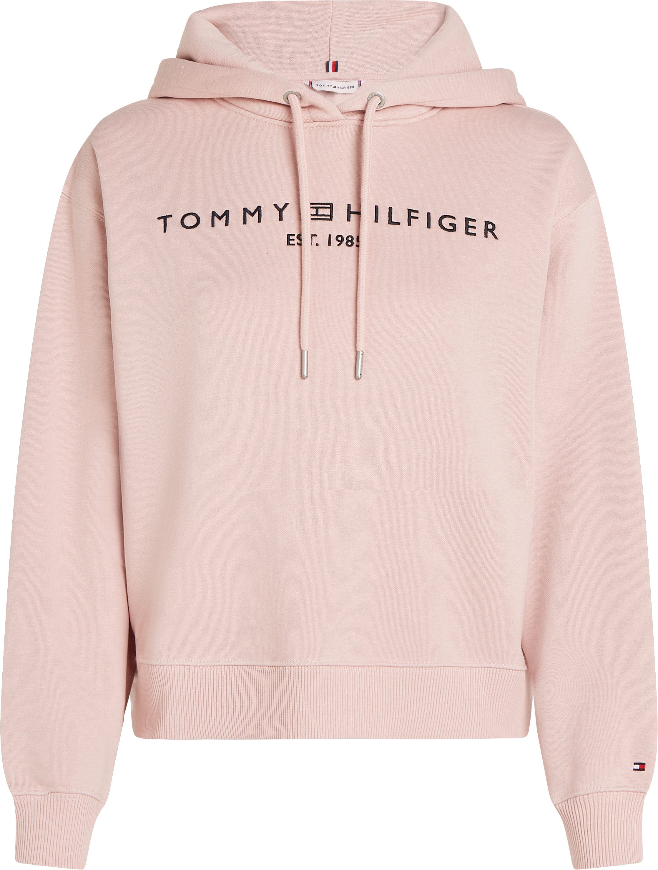 Tommy Hilfiger Hoodie MDRN REG CORP LOGO HOODIE met geborduurd logo-opschrift