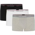 tommy hilfiger underwear trunk bt trunk 3 pack met tommy hilfiger-logo op elastische tape (set, 3 stuks, set van 3) multicolor