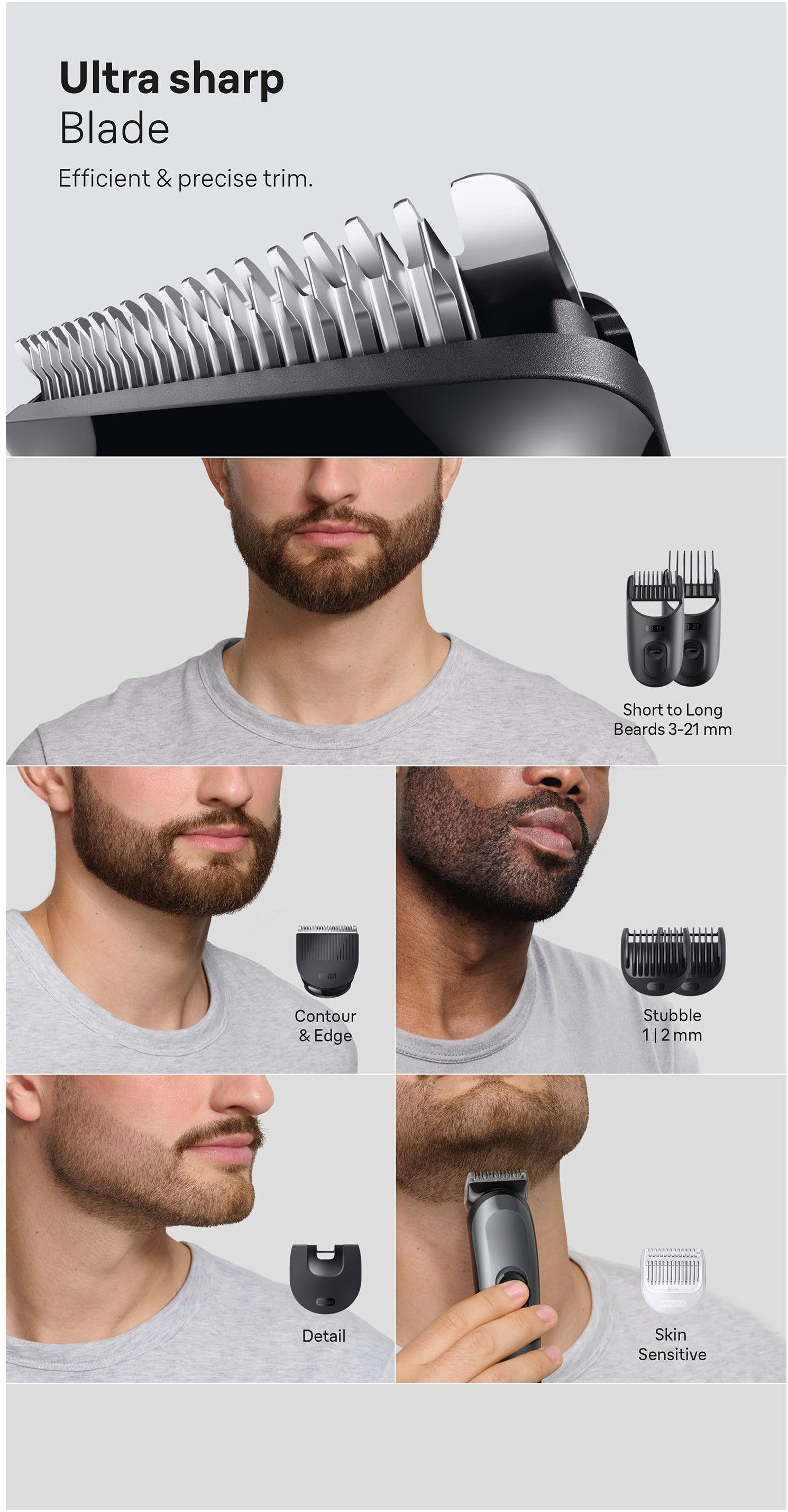 Braun Tondeuse All-in-One Series 3, 8in1 Pflegeset