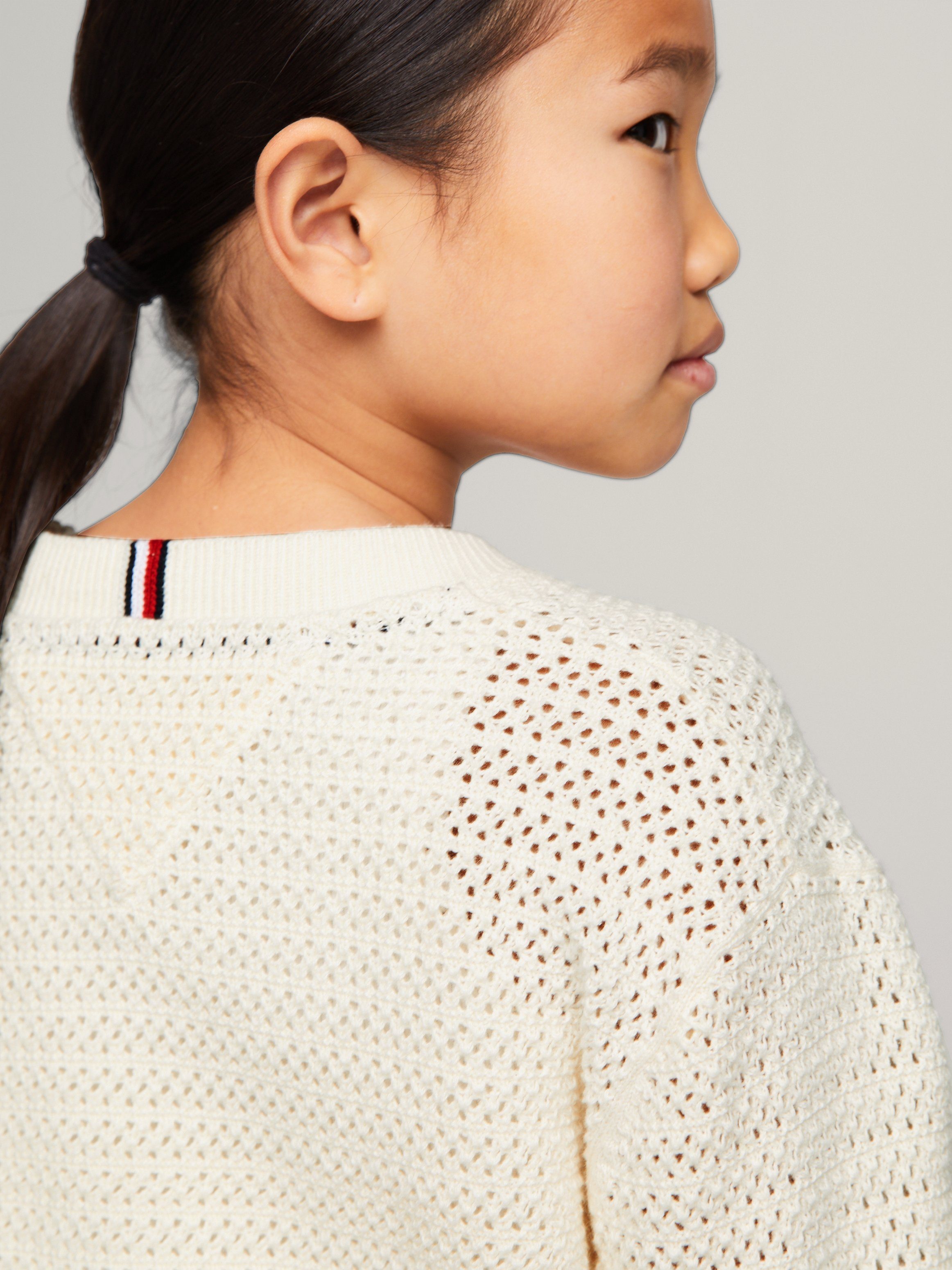 Tommy Hilfiger Vest CROCHET CARDIGAN