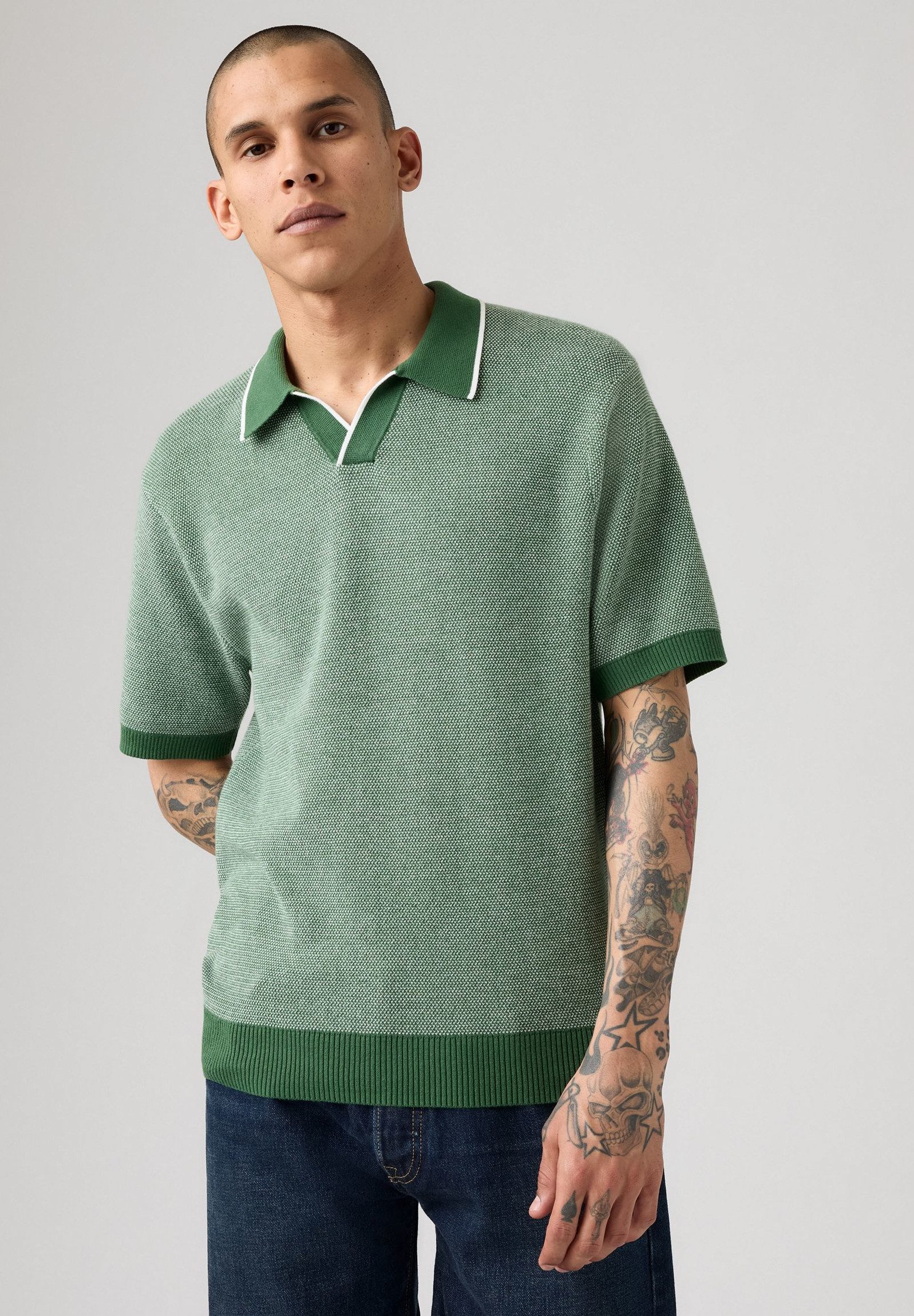 Levi's® Poloshirt LV POLO SKIPPER KNIT MULTI-COLOR
