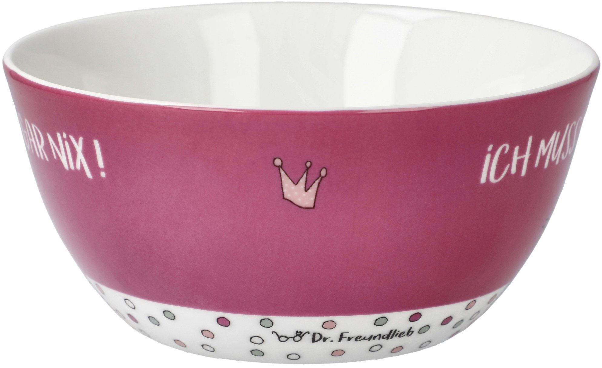 Goebel Decoratieve schaal Barbara Freundlieb Fine Bone China, Barbara Freundlieb - Ik moet helemaal niks