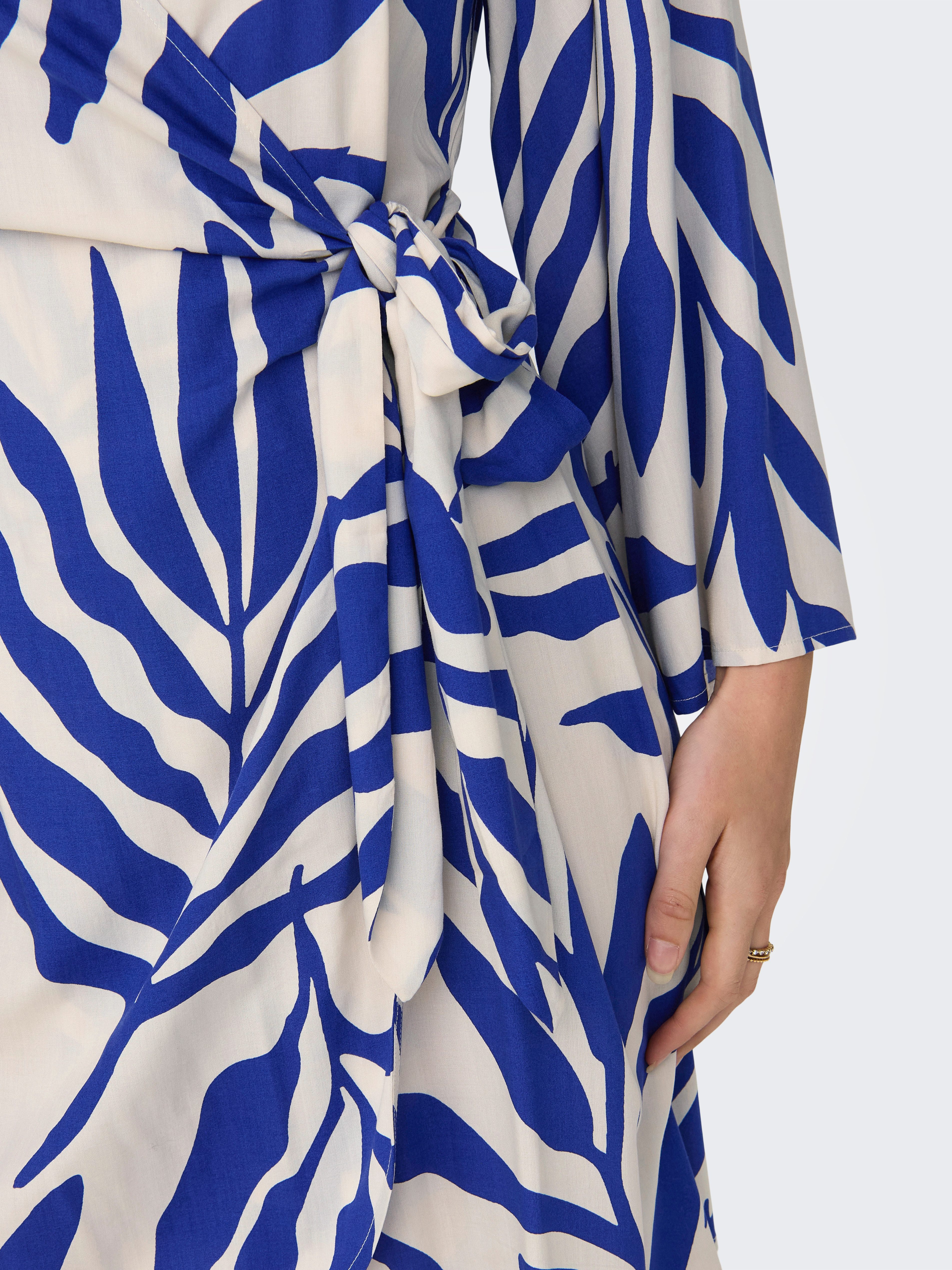JDY Wikkeljurk JDYSEZEN LIFE 7/8 SHORT DRESS WVN DIA