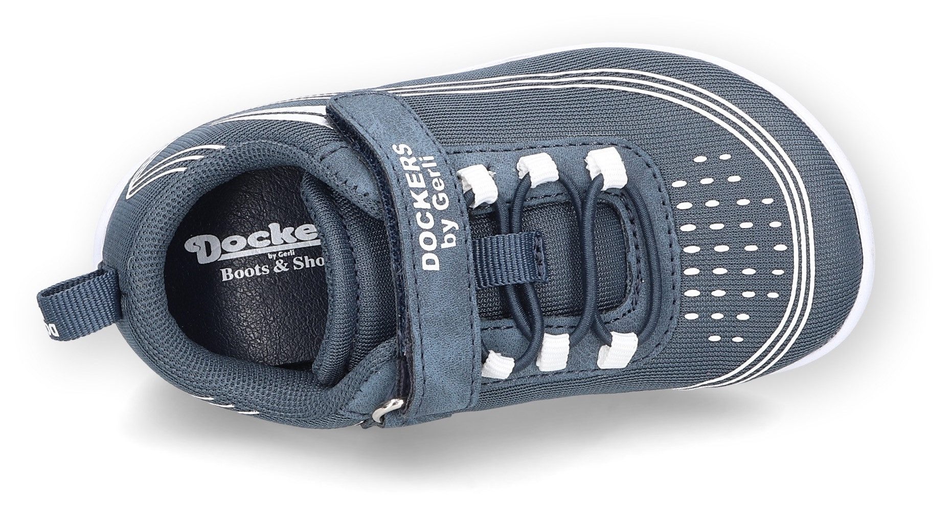Dockers by Gerli Sneakers , vrijetijdsschoen met elastische band en klittenband