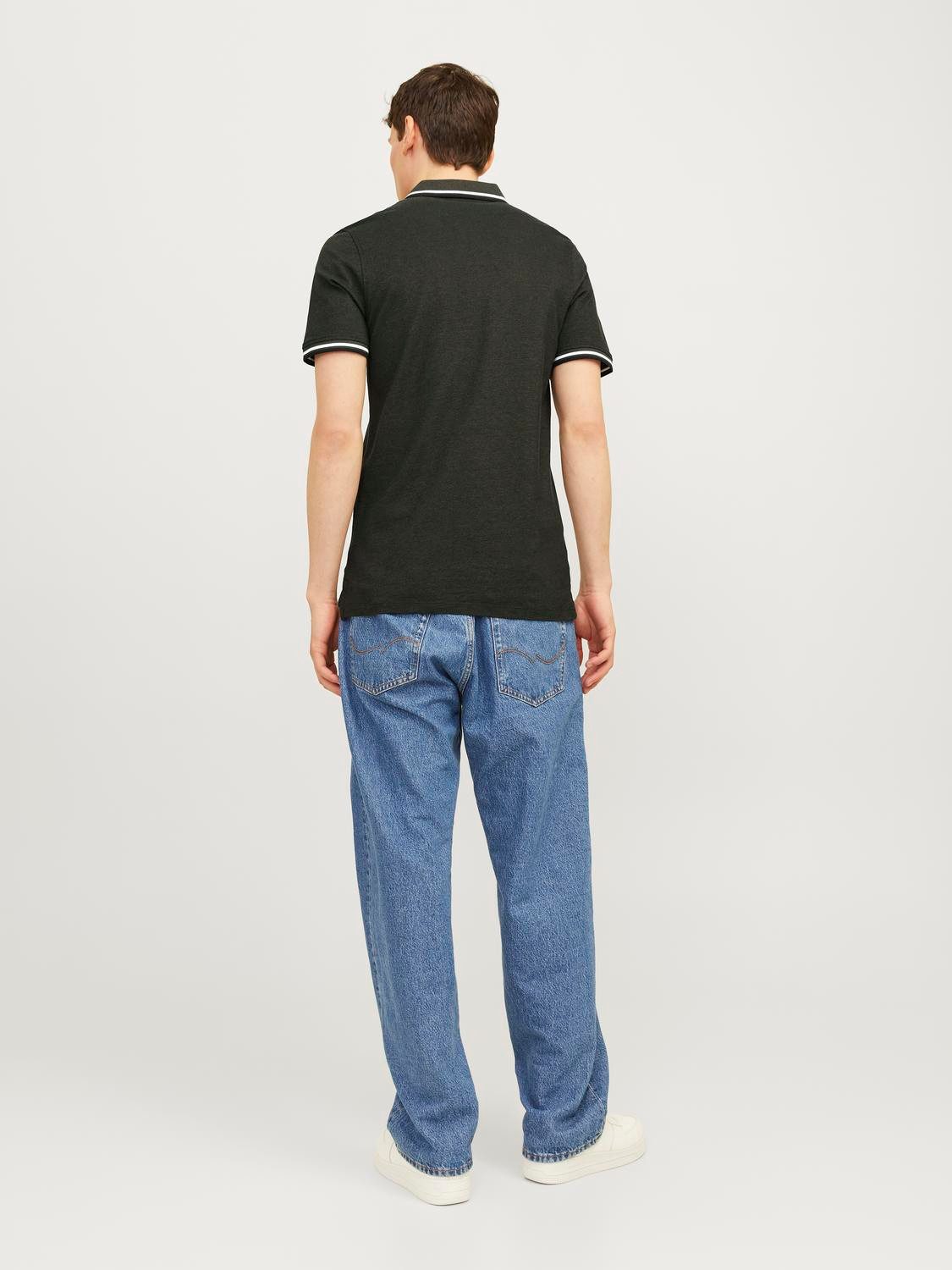 Jack & Jones Poloshirt JJEPAULOS POLO SS 2PK MP NOOS (2-delig, Set van 2)