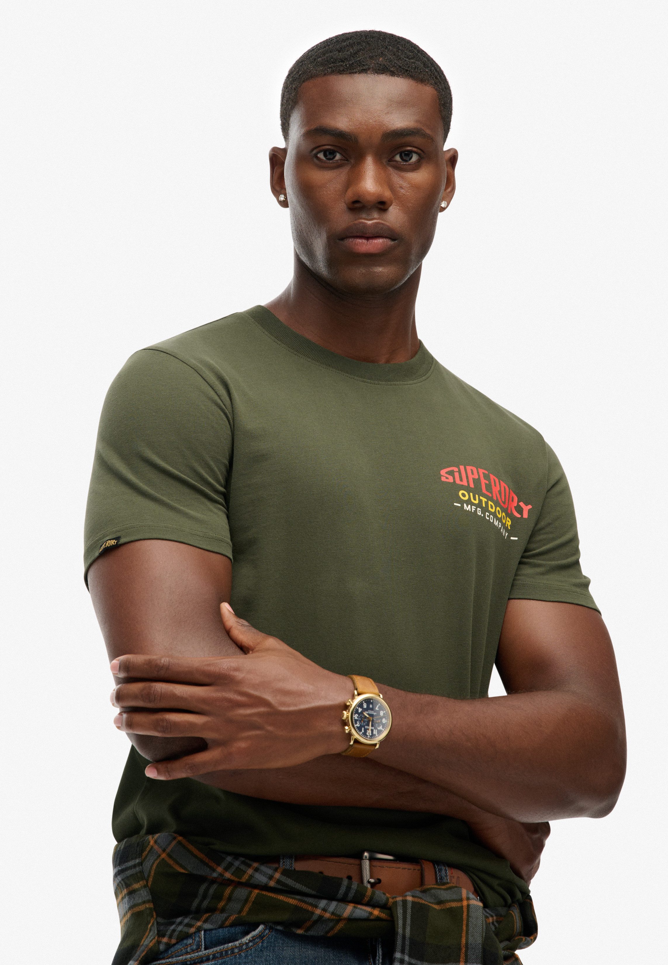Superdry Shirt met ronde hals