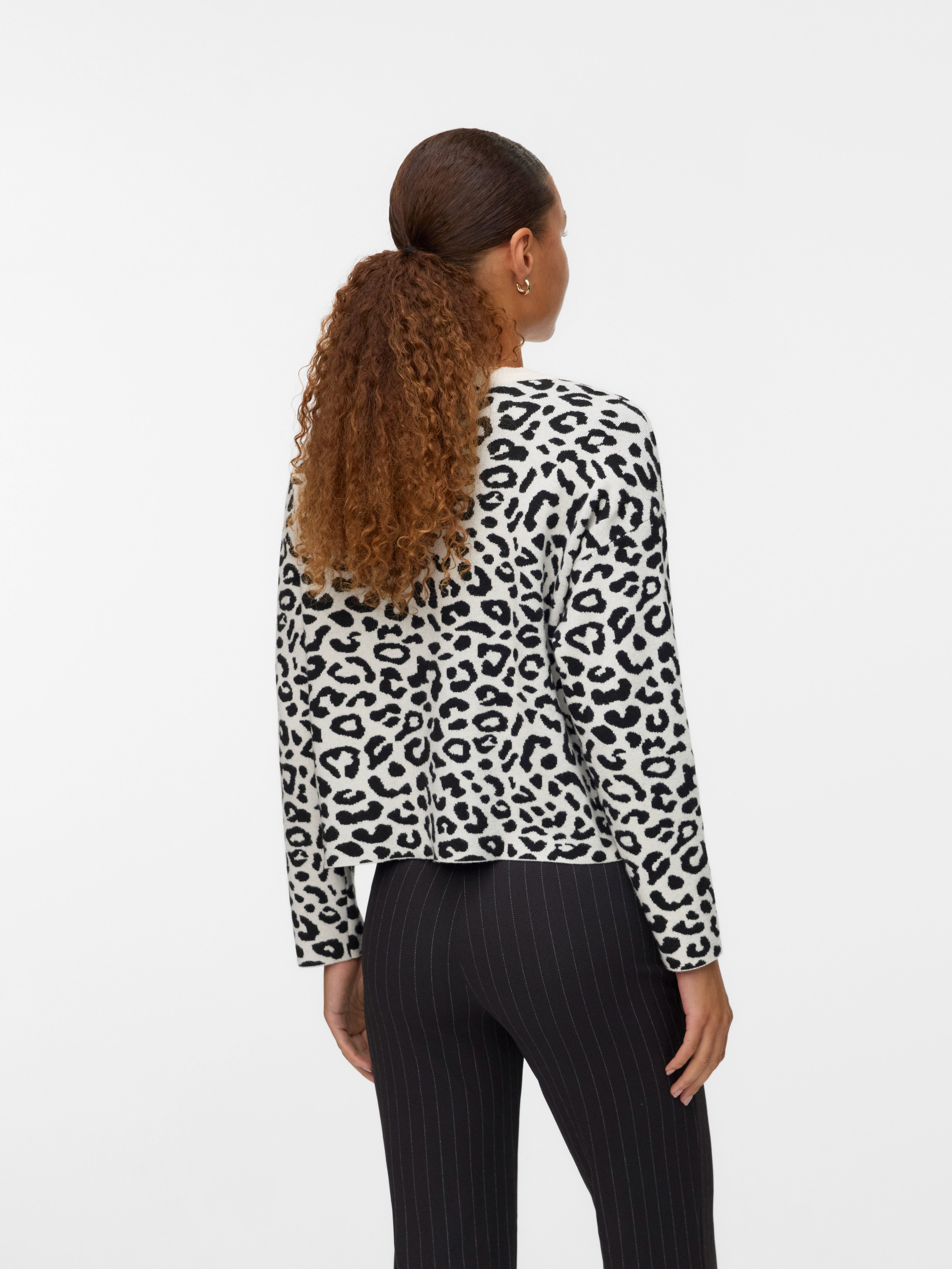 Vero Moda Gebreide trui VMTRES BIEN LS O-NECK PULLOVER