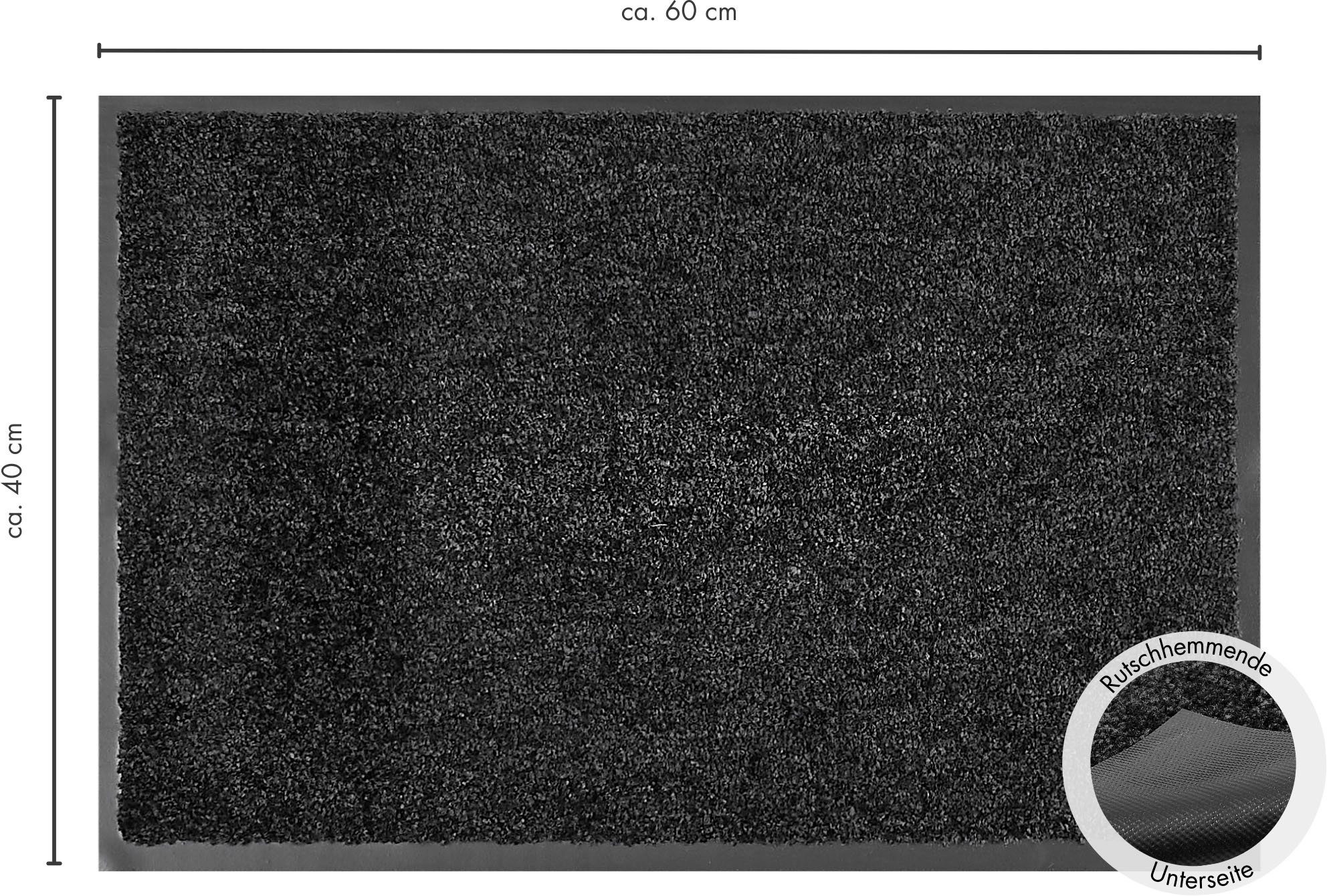 my home Mat Fresh Step, Made in Belgium voor de entree, effen kleuren, antislip, robuust, wasbaar