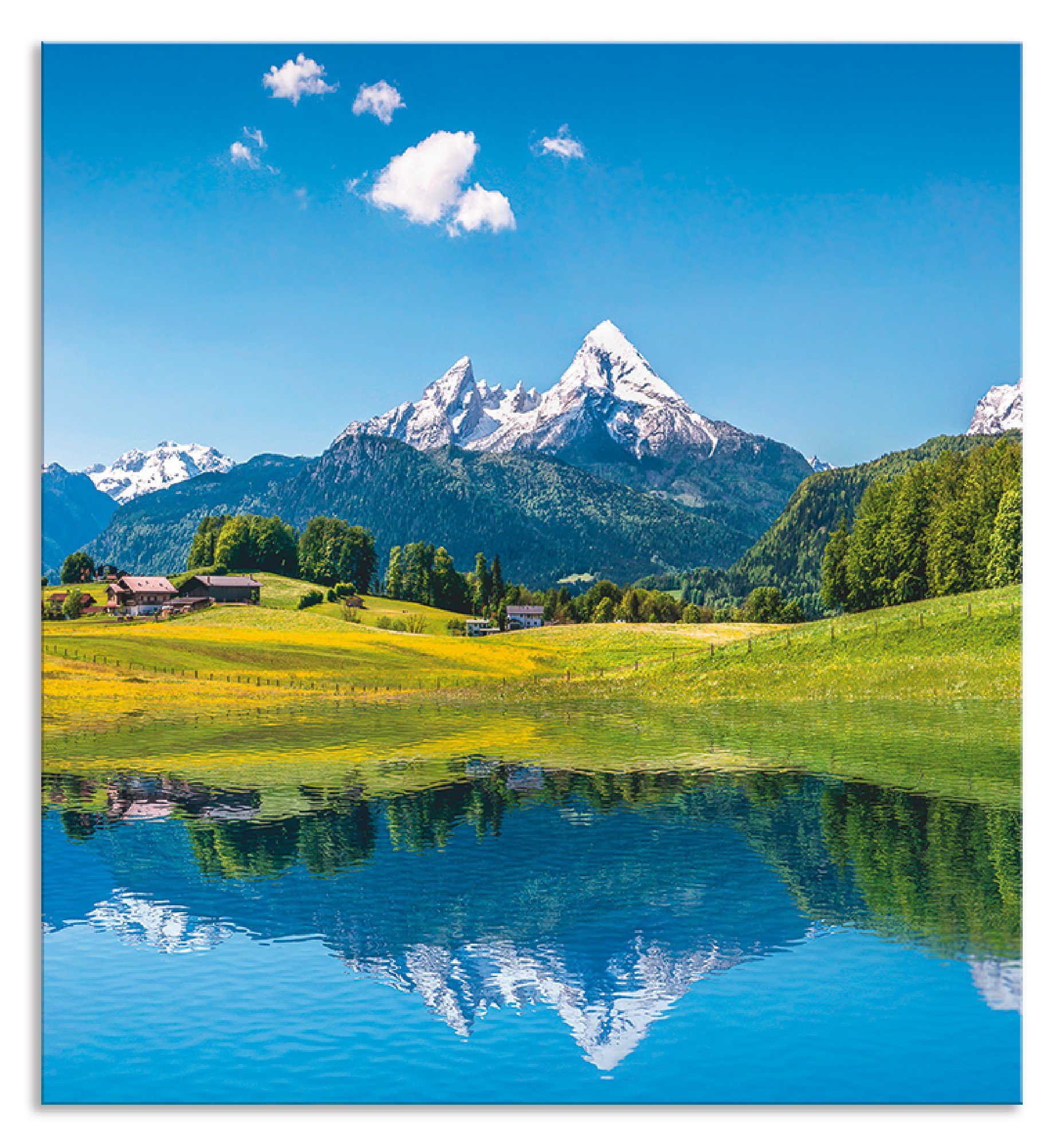 Artland Keukenwand Landschap in de Alpen zelfklevend in vele maten - spatscherm keuken achter kookplaat en spoelbak als wandbescherming tegen vet, water en vuil - achterwand, wandb