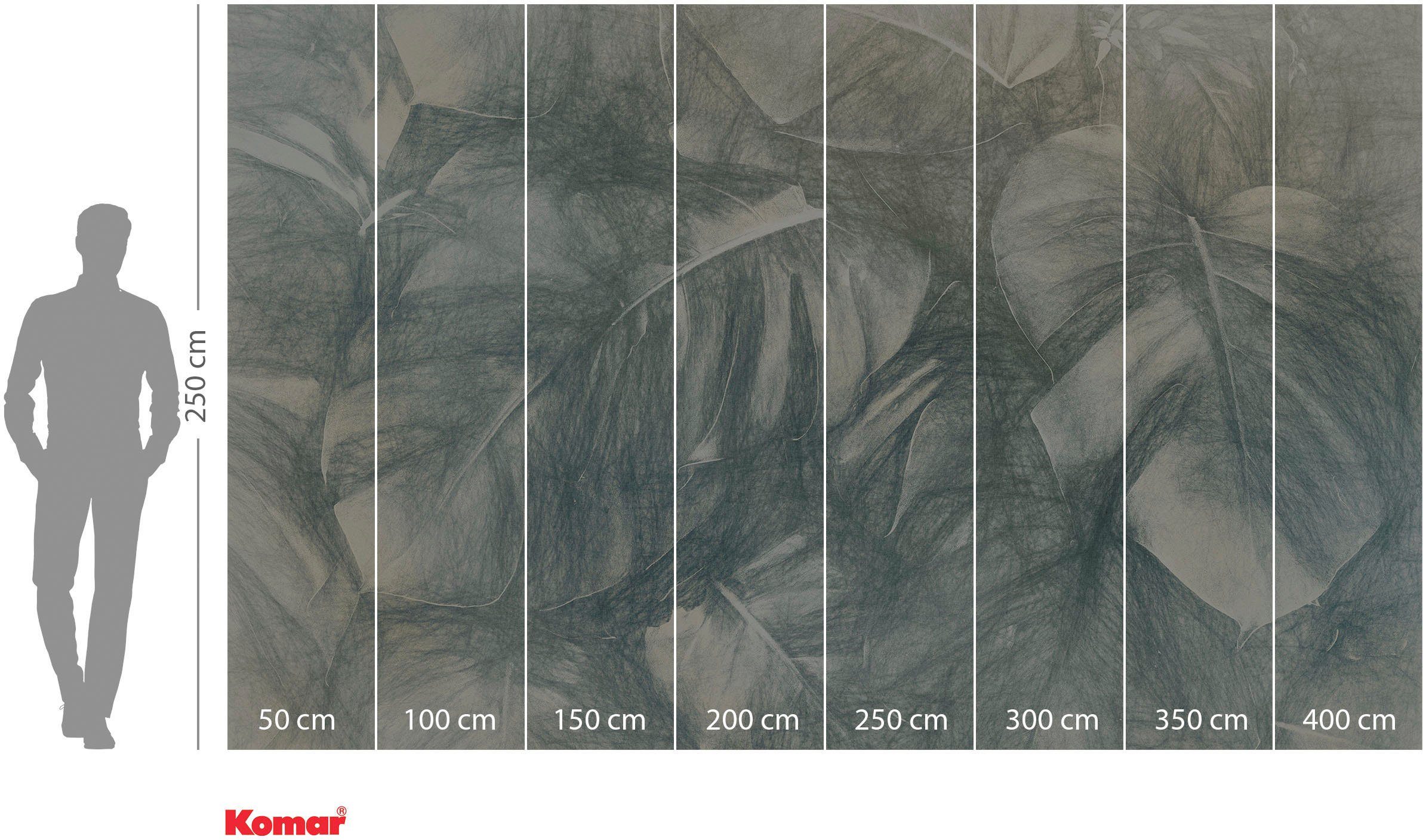 Komar Vliesbehang Digitale print vlies - Beyond Botanic - Afmeting 400 x 250 cm (1 stuk)