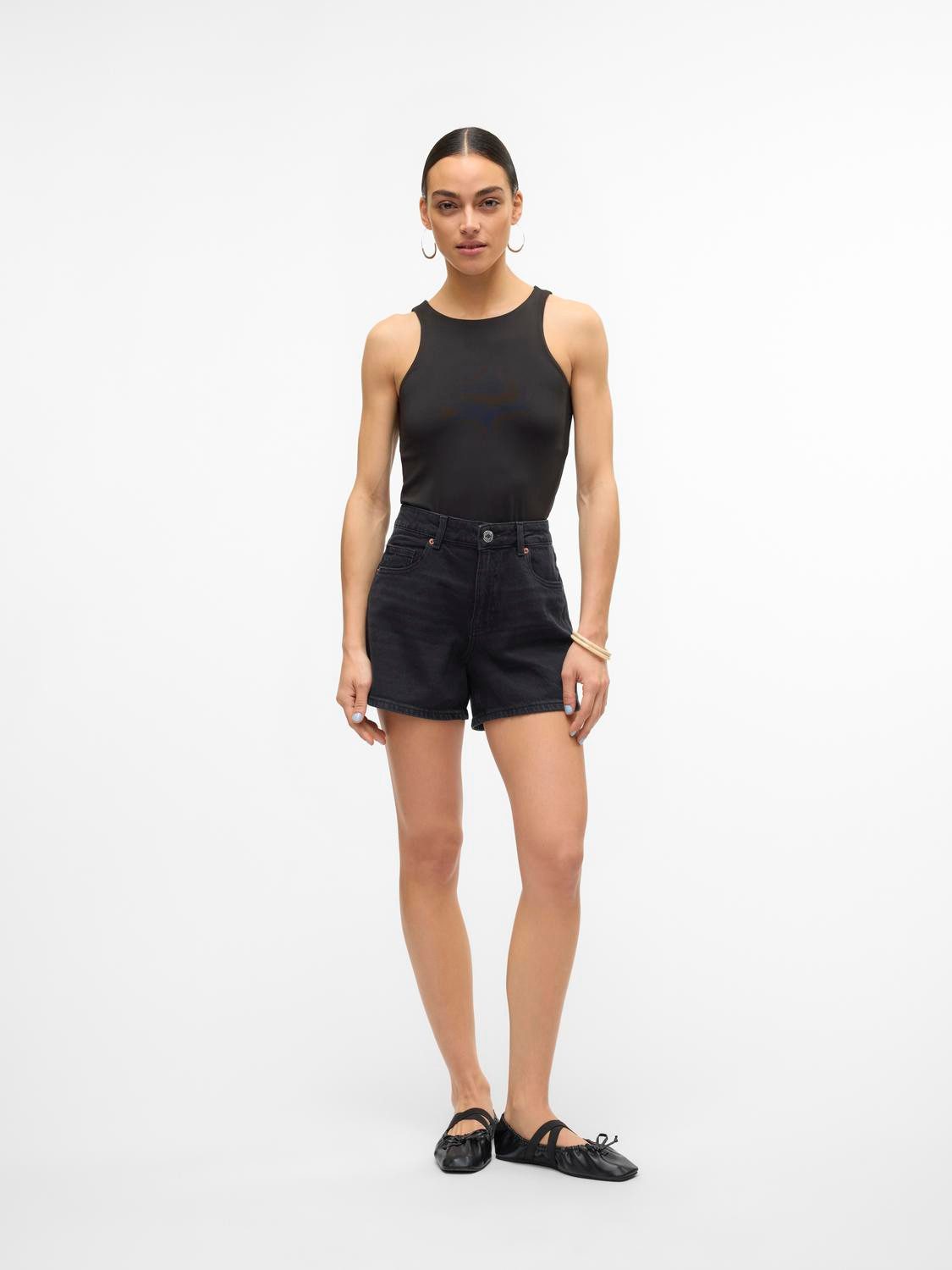Vero Moda Jeansshort VMTESS MR SHORT DNM SHORTS MIX GA NOOS comfortabele vorm met stretchpercentage