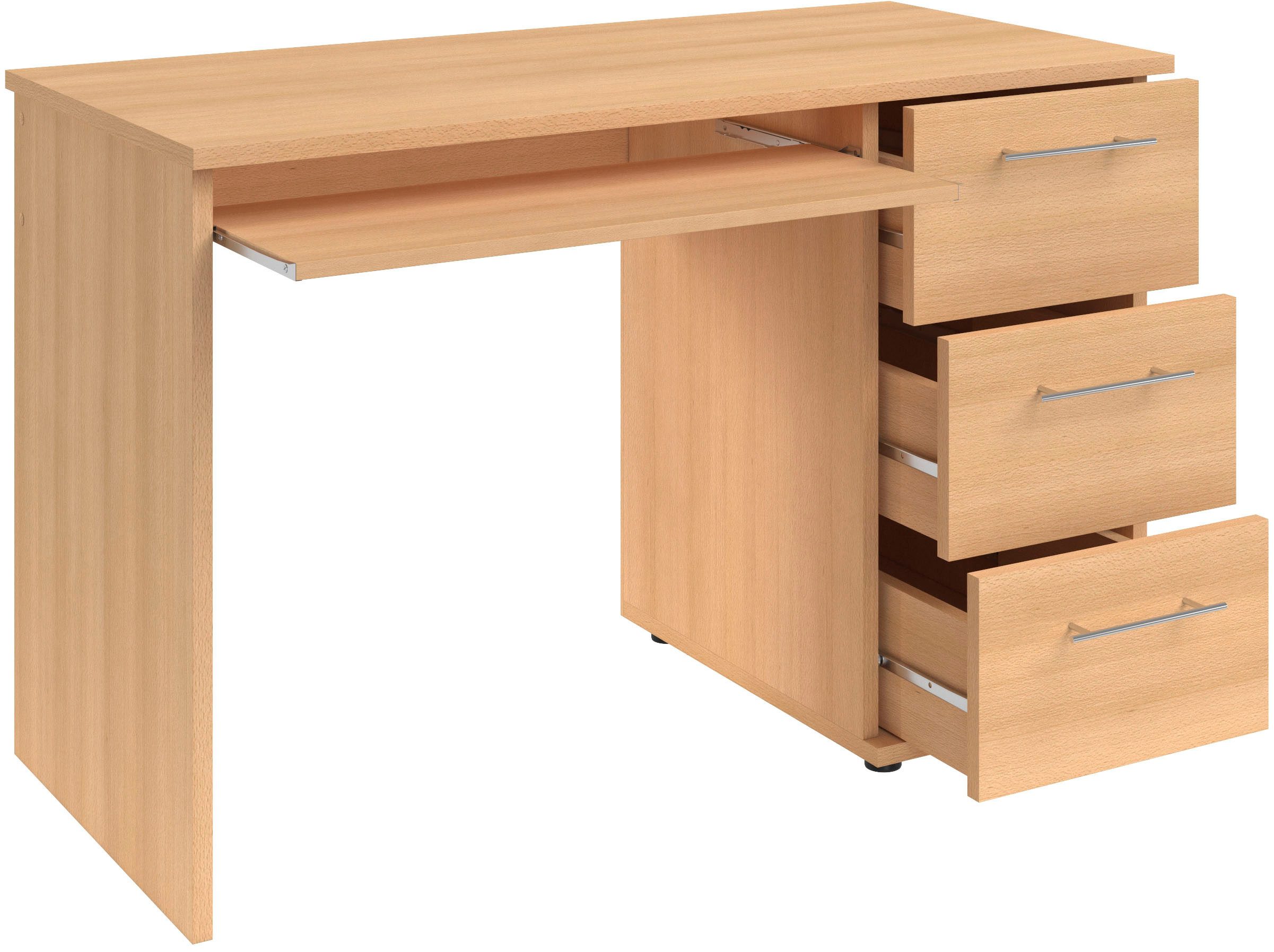 VOGL Möbelfabrik Bureau Tobi, optioneel met toetsenborduitrekking,