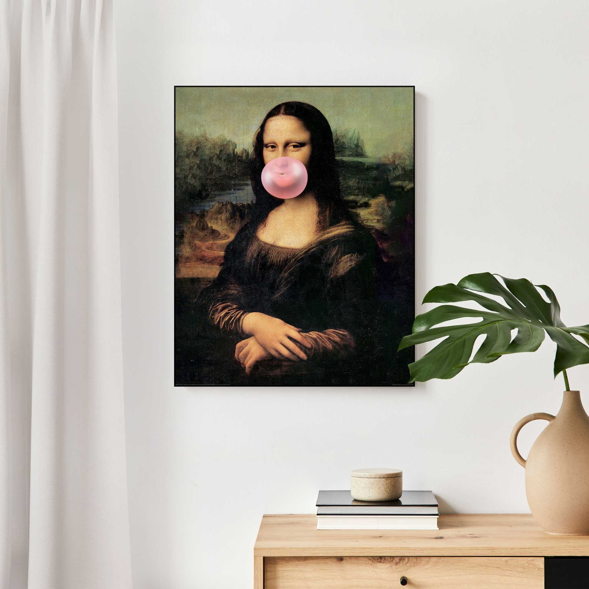 Reinders! Artprint Mona Lisa Bubblegum