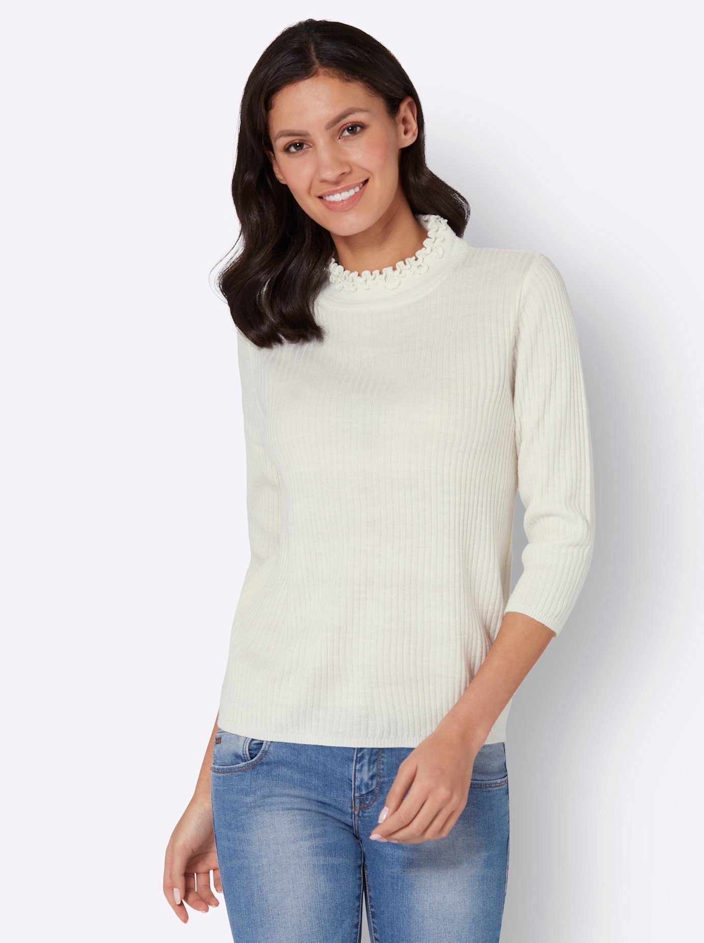 Classic Basics Trui met staande kraag Trui met opstaande kraag