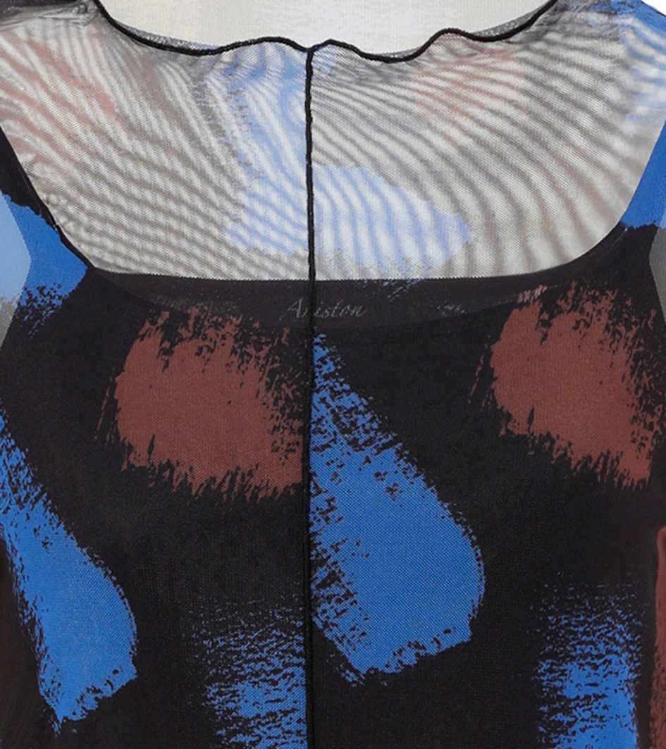 Aniston CASUAL Maxi-jurk met kleurharmonische grafische print (Met jersey onderjurk)