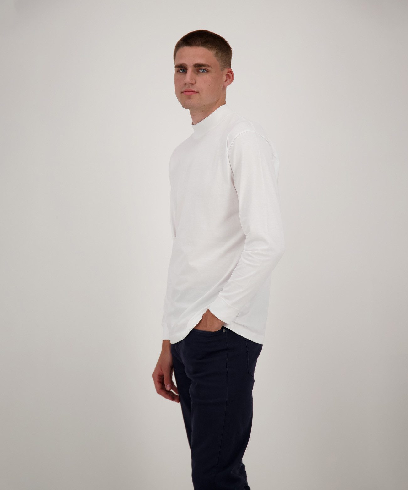 RAGMAN Shirt met staande kraag