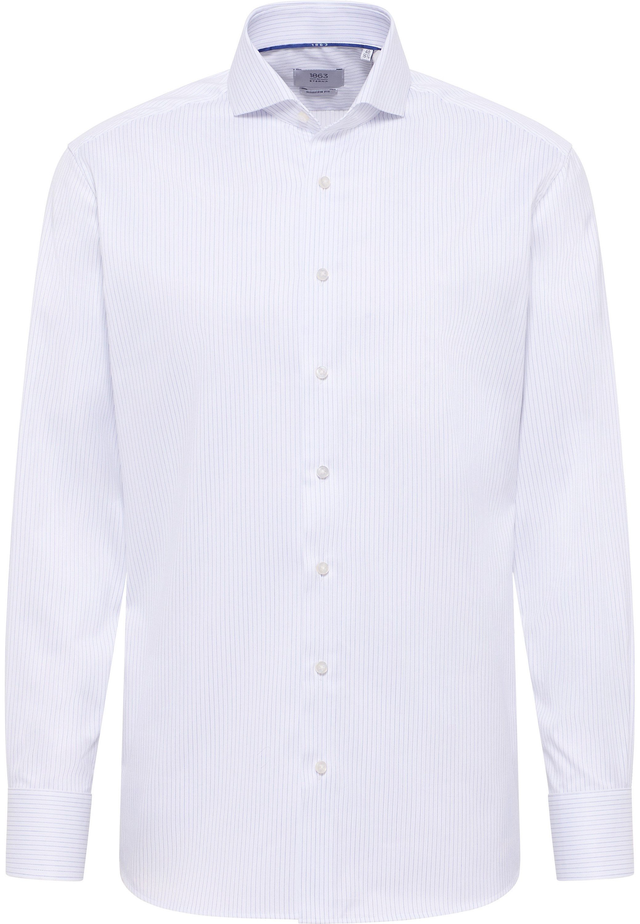 Eterna Overhemd met lange mouwen MODERN FIT NON IRON (strijkvrij)