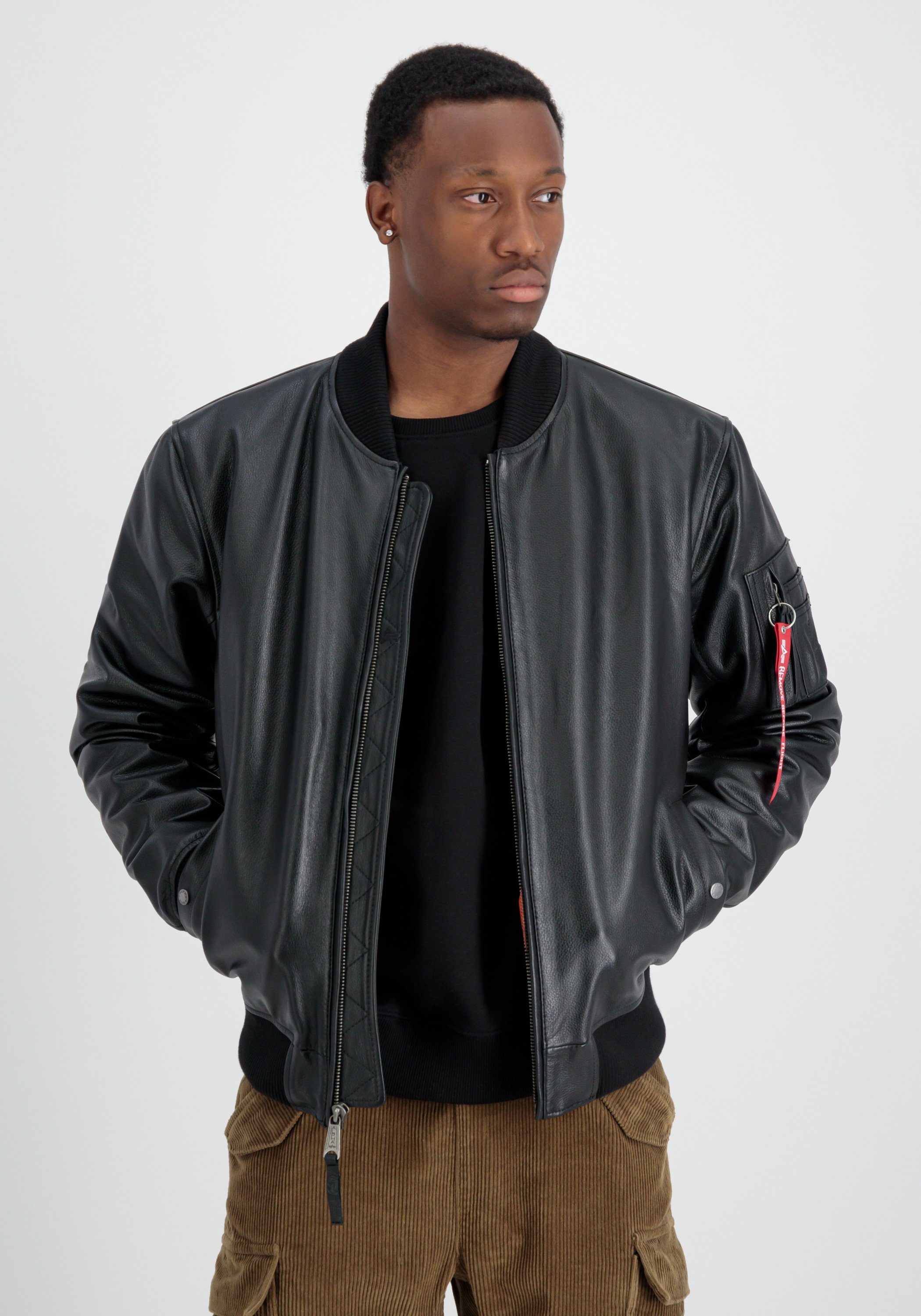 Alpha Industries Leren jack Alpha Industries Men - Leather & Vegan Jackets