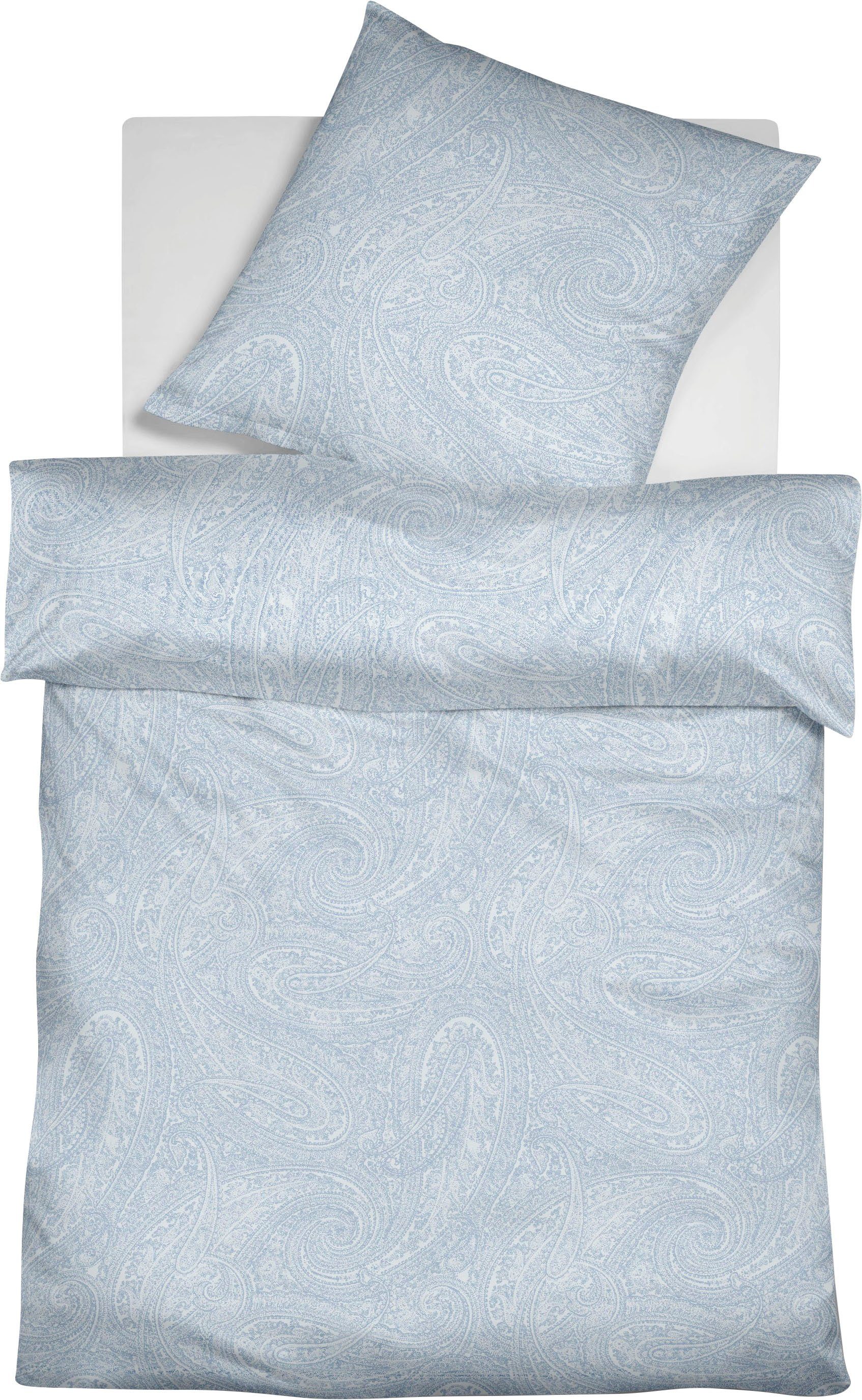 fleuresse Overtrekset Provence Prestige 344104 Mako jersey, voor matrassen tot 25 cm hoog, onderlaken, hoeslaken dekbedovertrekken wit