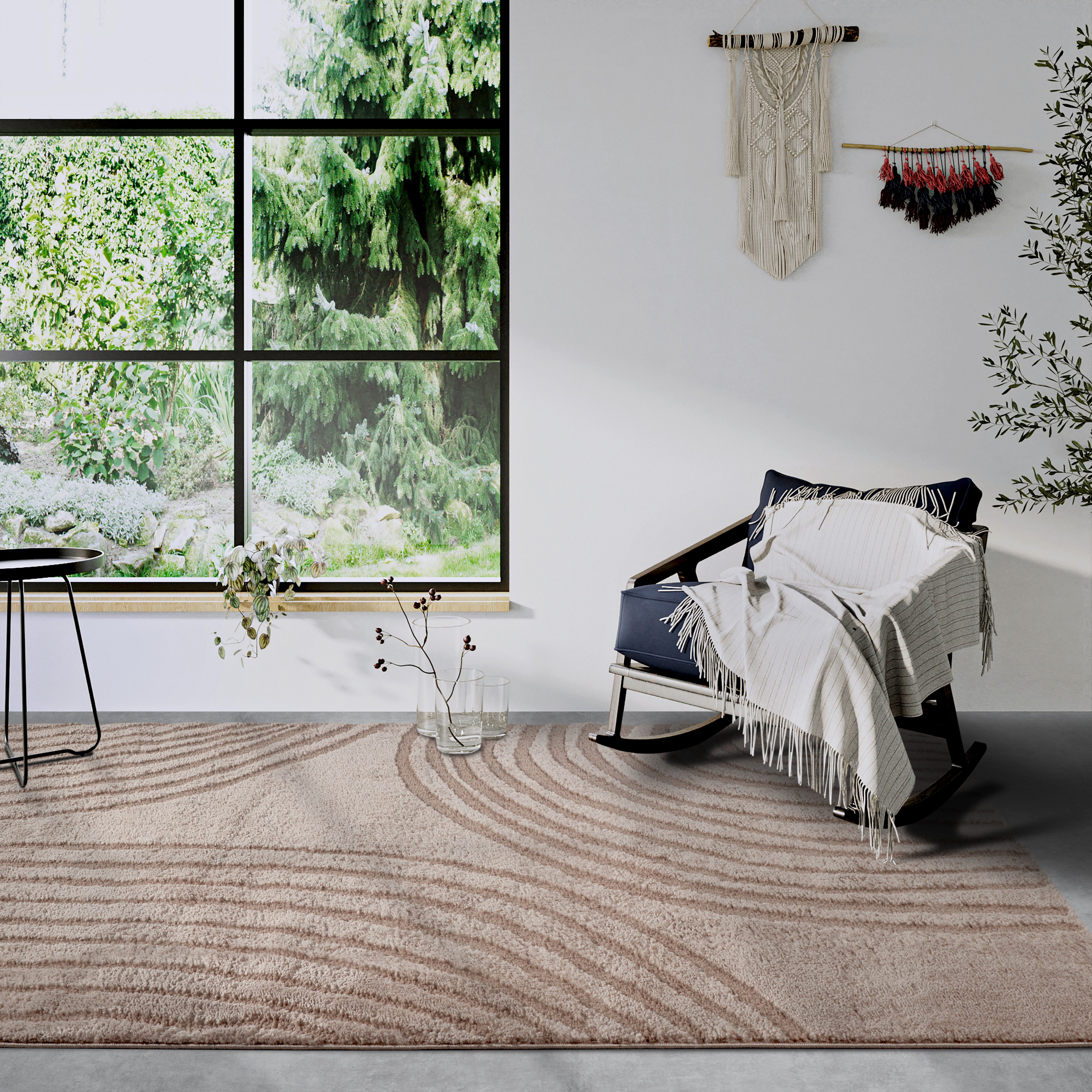 ELLE DECORATION Design-vloerkleed Pigment Hoogpolig, shaggy, loper, zacht, langpolig, modern, hoog-laag effect