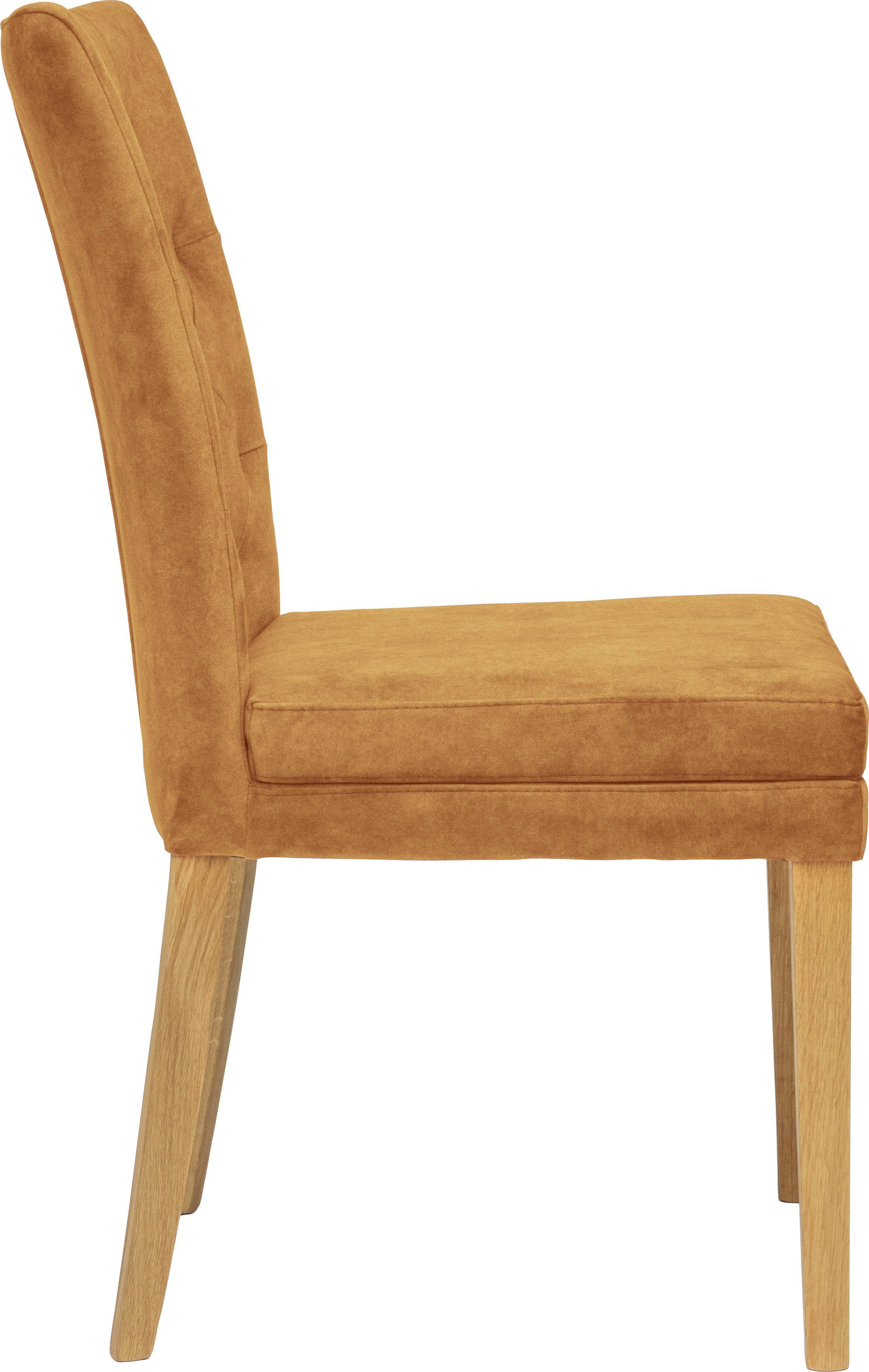 Home affaire Eetkamerstoel Colorado BESTSELLER Polsterstoel Poten in eiken of noten. In set van 2, 4 of 6