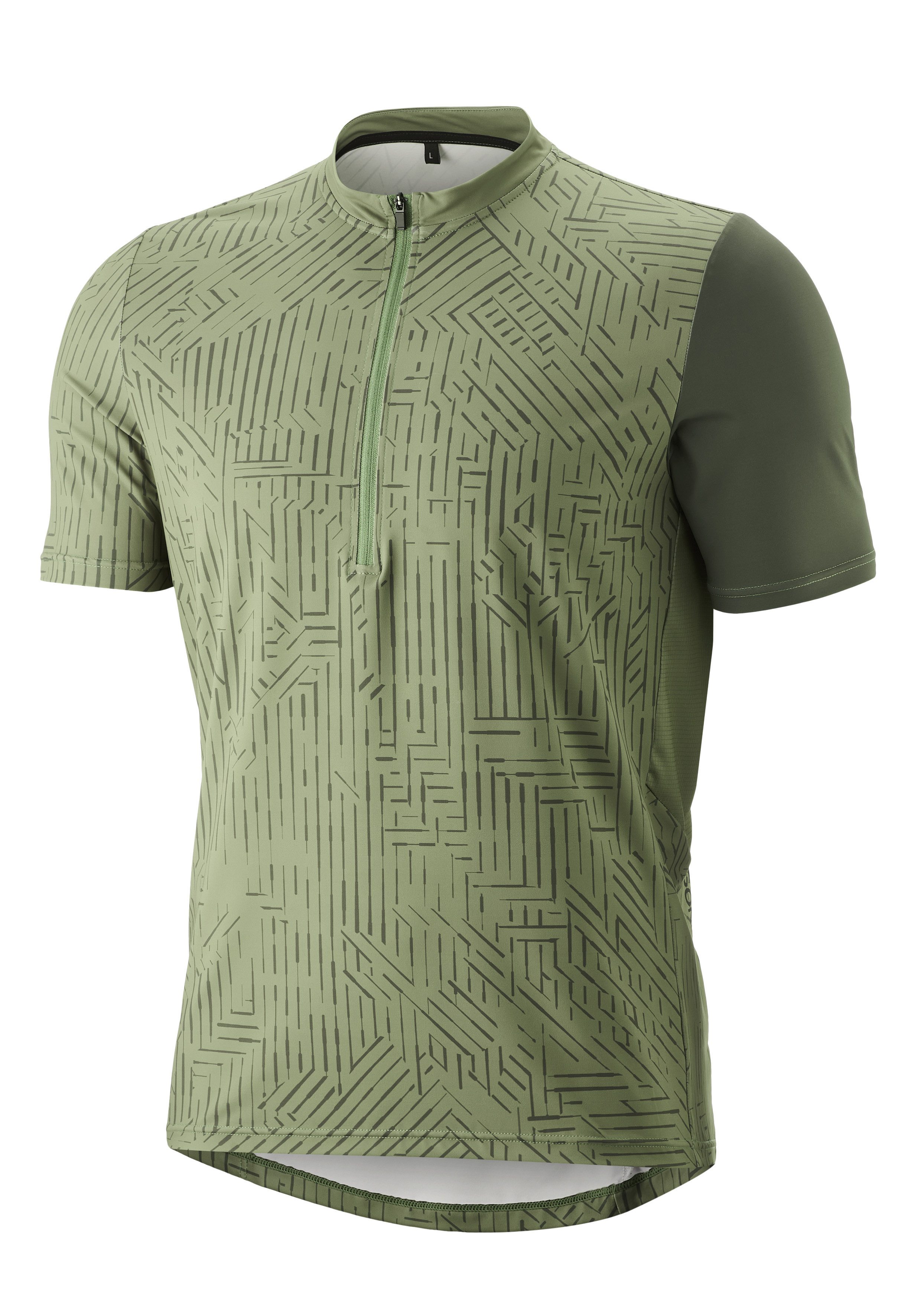 Gonso Fietsshirt Adventure Jersey Halfzip M Heren fiets trui korte mouwen, rugzak met rits, quick-dry, slim fit