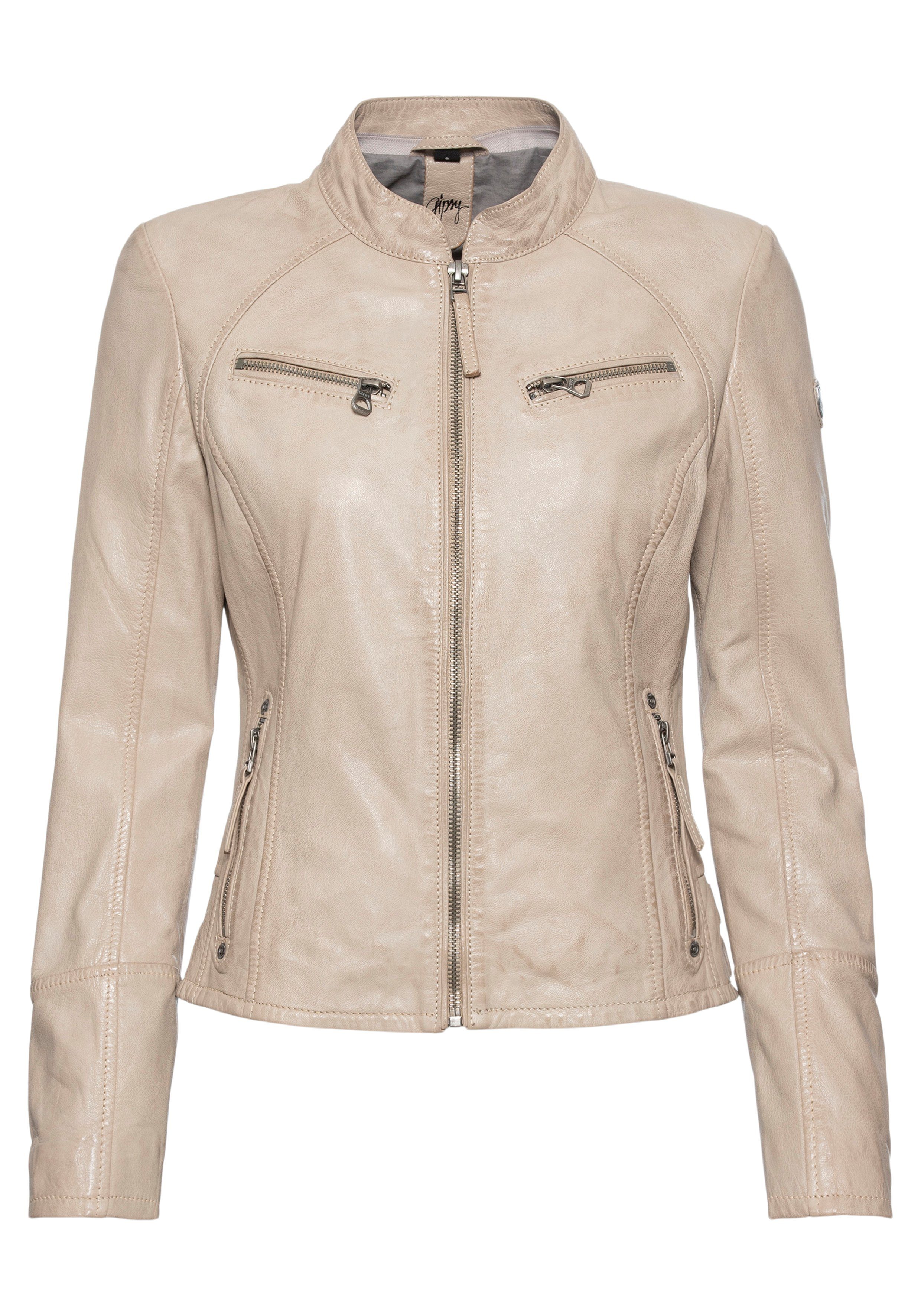 OTTO Mauritius Leren jack NOLA Two-in-one stijl met een afneembare jerseycapuchon
