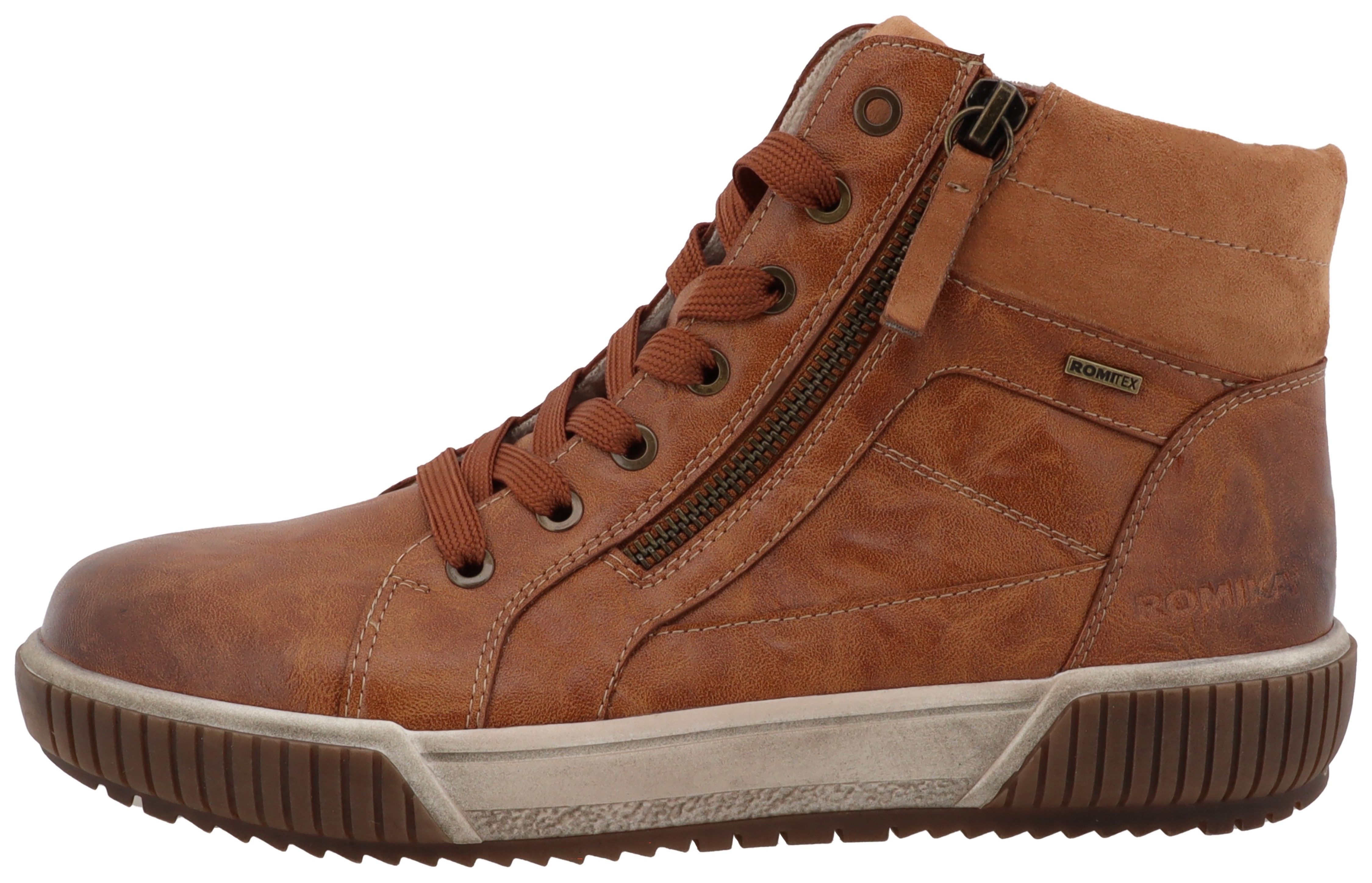 Romika Winterlaarzen , plateau, veterschoenen in comfortabele breedte g (= breed)