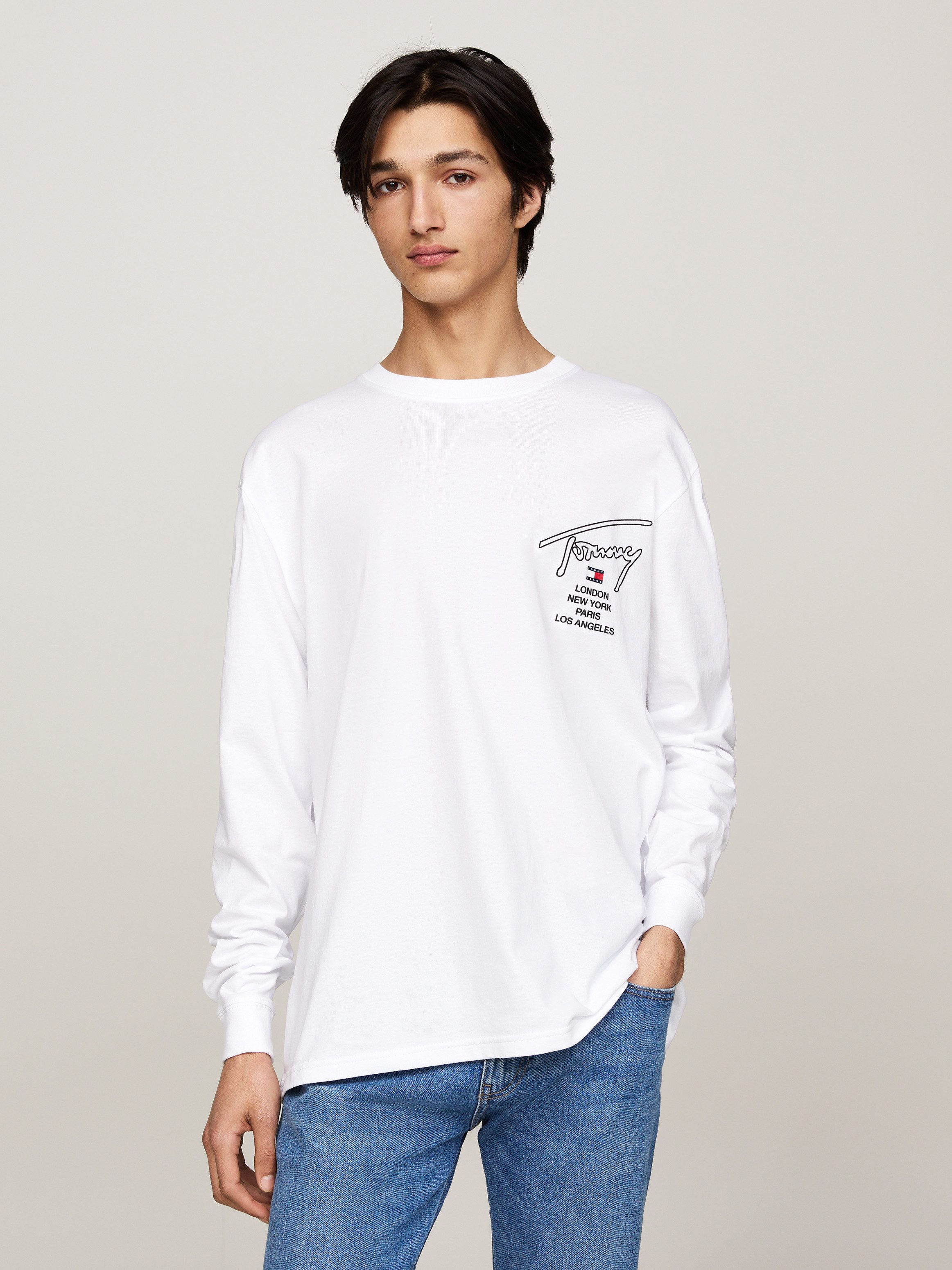 TOMMY JEANS Longsleeve TJM REG SIG TWIST LS TEE