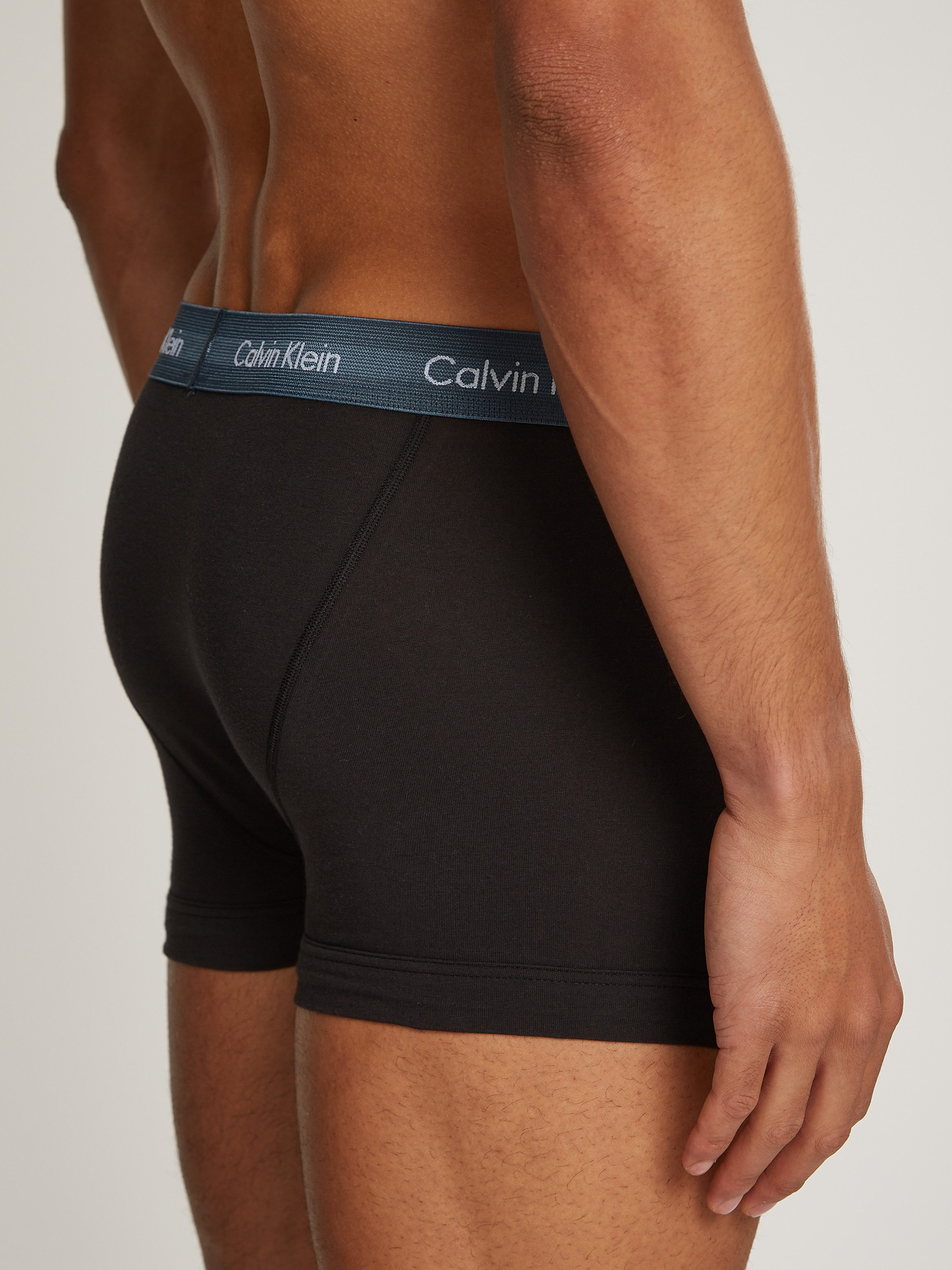 Calvin Klein Trunk 3PK met logo-elastische tailleband (3 stuks) (3 stuks)