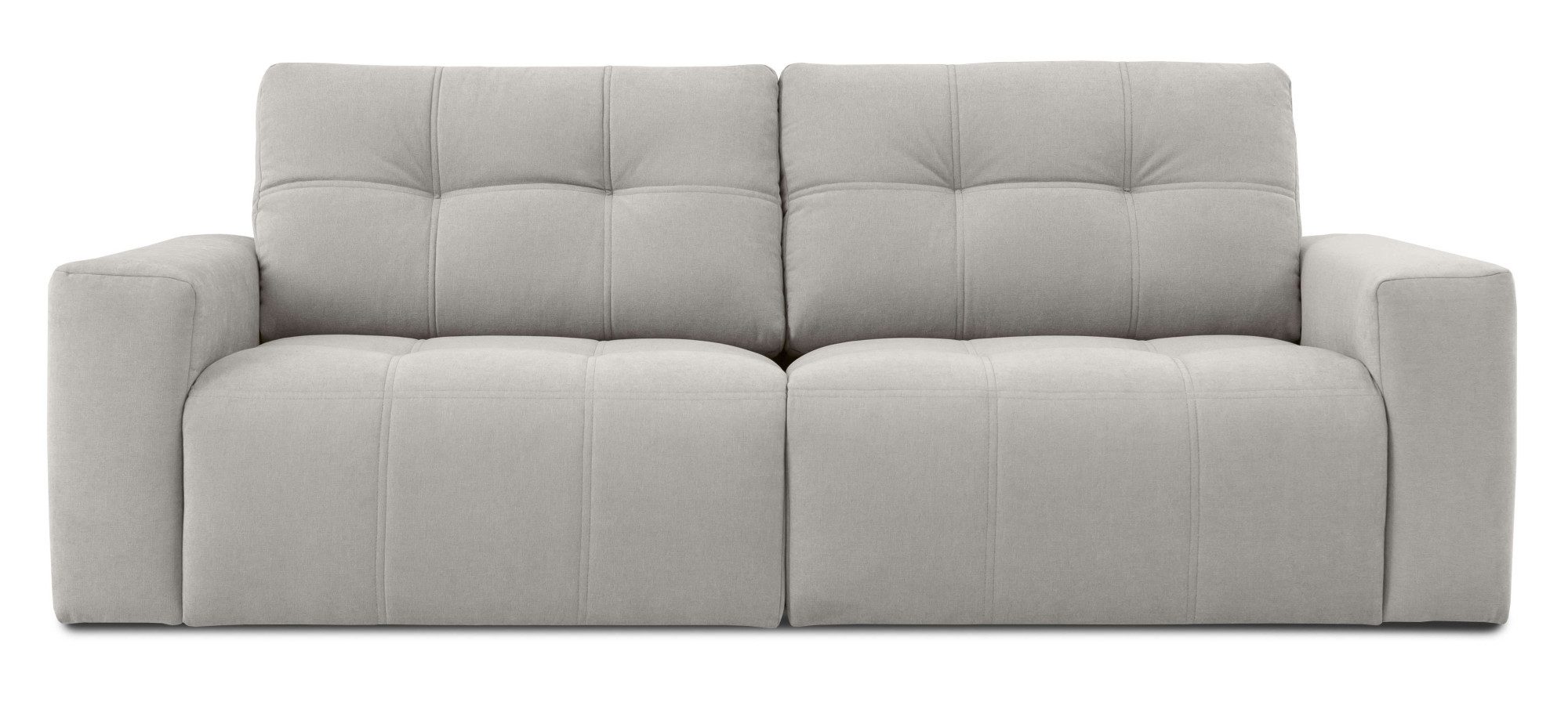 Home affaire 3-zitsbank Turnon, lounge-sofa, breedte 220 cm Chenille, met knoop- en dubbele stiksels, elegante uitstraling