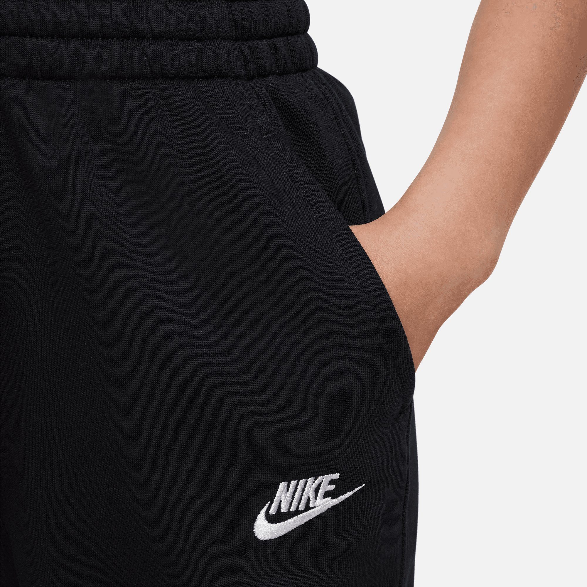 Nike Sportswear Joggingbroek CLUB FLEECE BIG KIDS' (GIRLS') HIGH-WAISTED FITTED PANTS