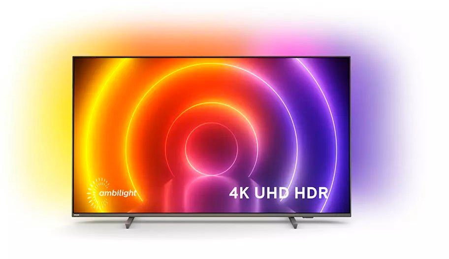 Philips Led-TV 65PUS8106/12, 164 cm / 65", 4K Ultra HD, Android TV - Smart TV, ambilight langs 3 randen