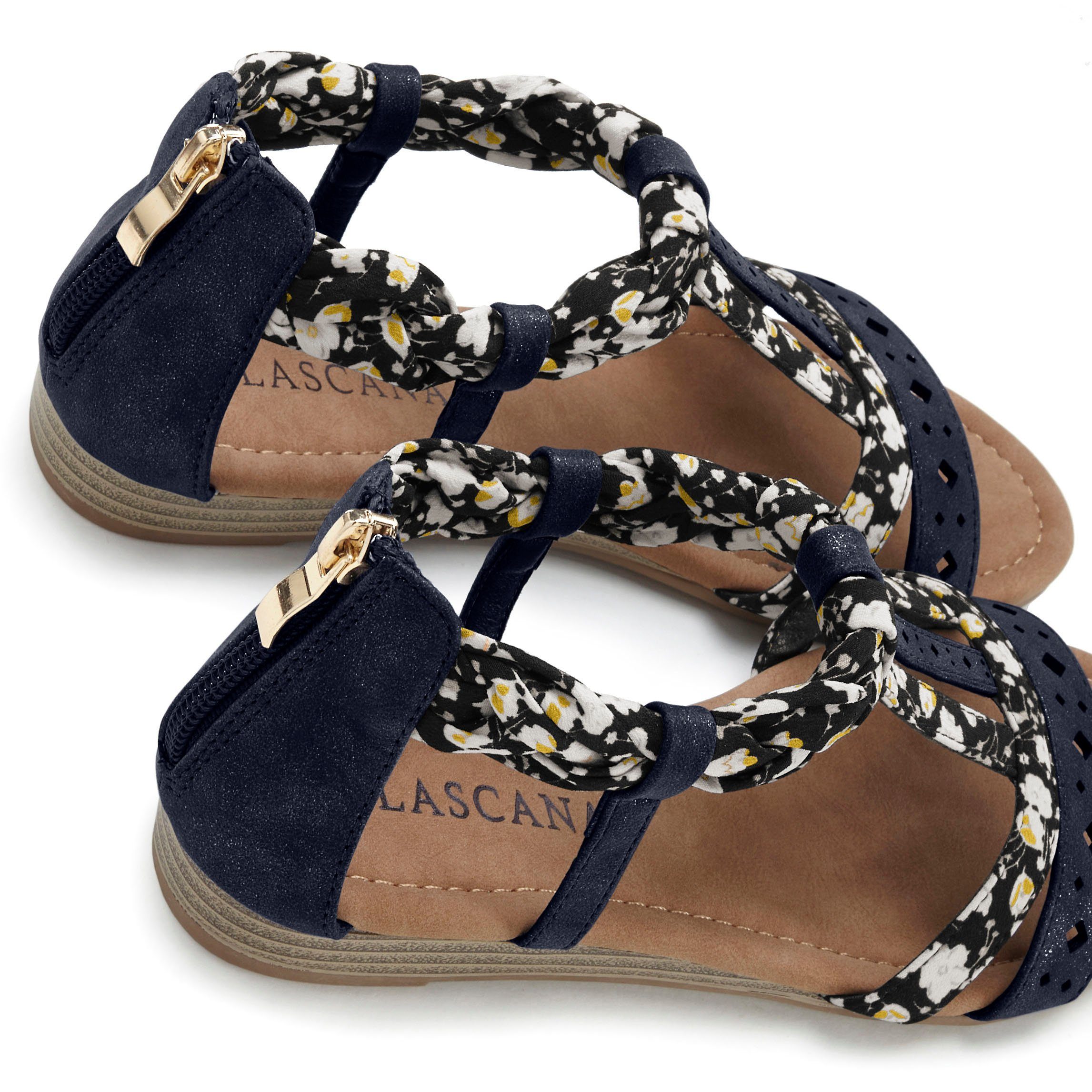 Lascana Sandalen Zomerschoen Sandalette, zomerschoen met banden in festival-look VEGAN